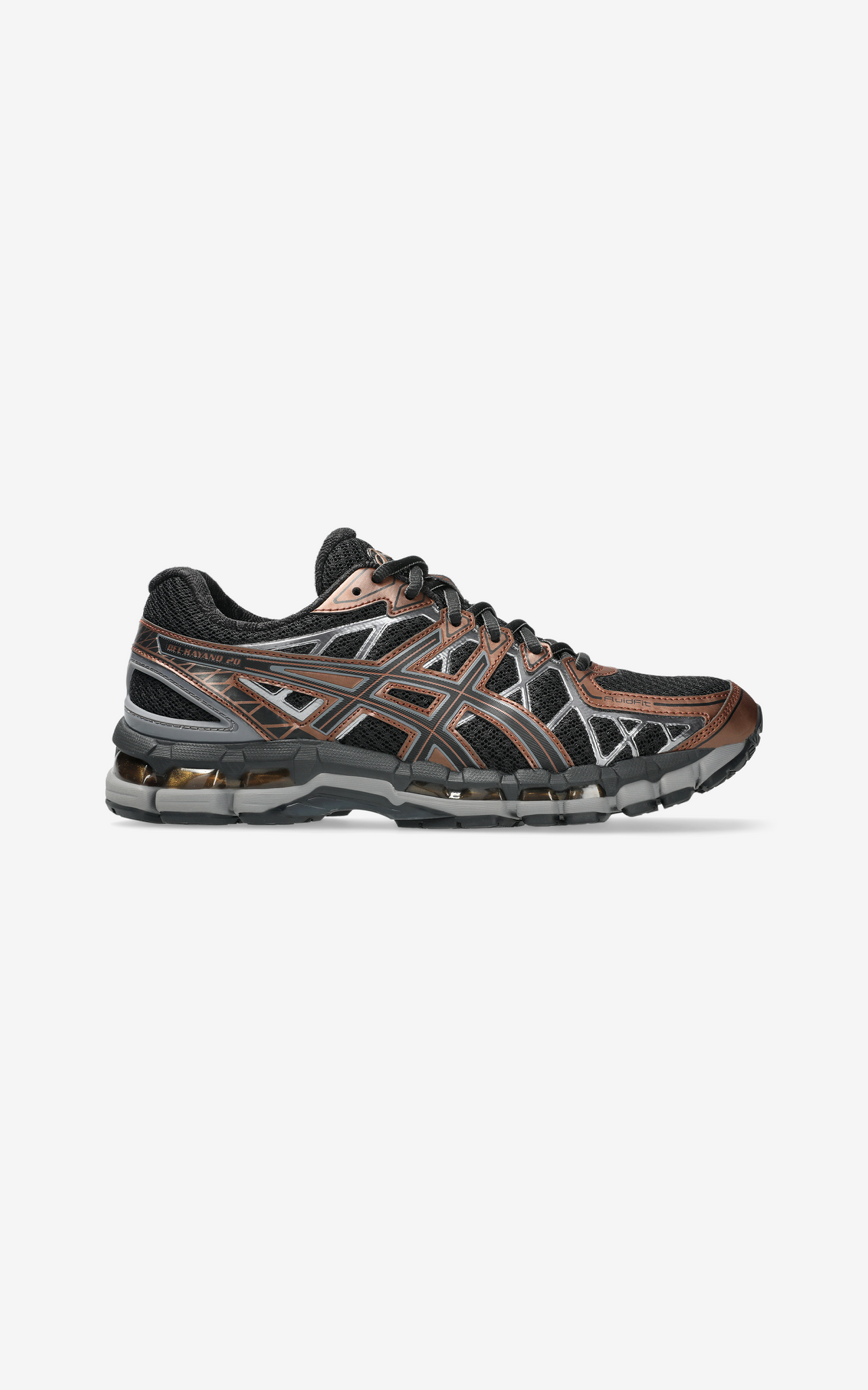 GEL-KAYANO 20 BLACK/REDDISH BROWN