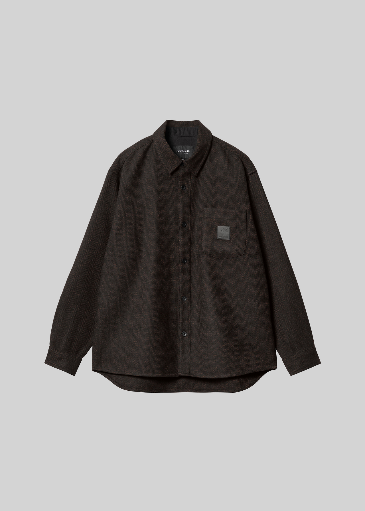 L/S TRUMAN SHIRT CHOCOLATE