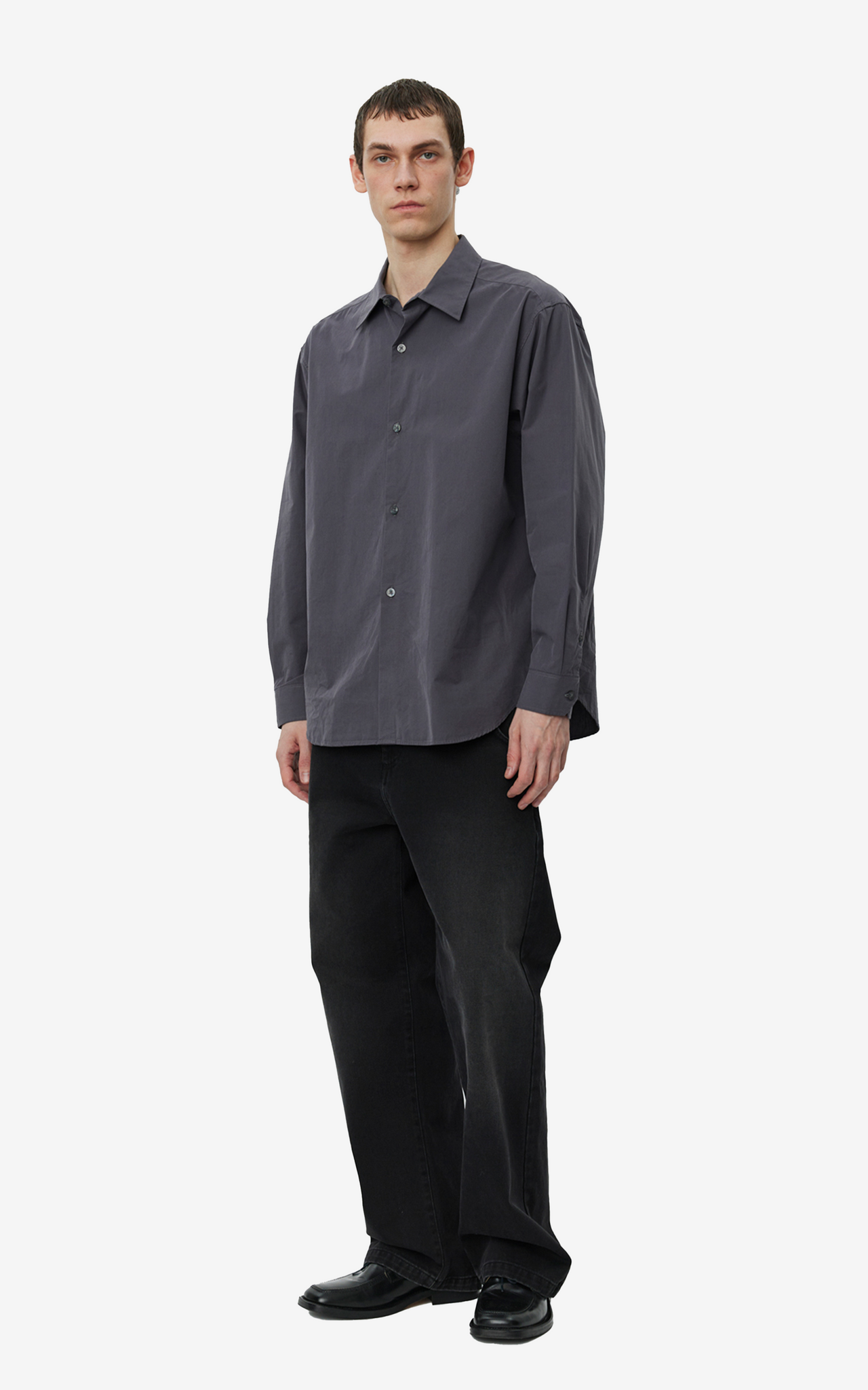GENEROUS SHIRT WASHED GRAPHITE