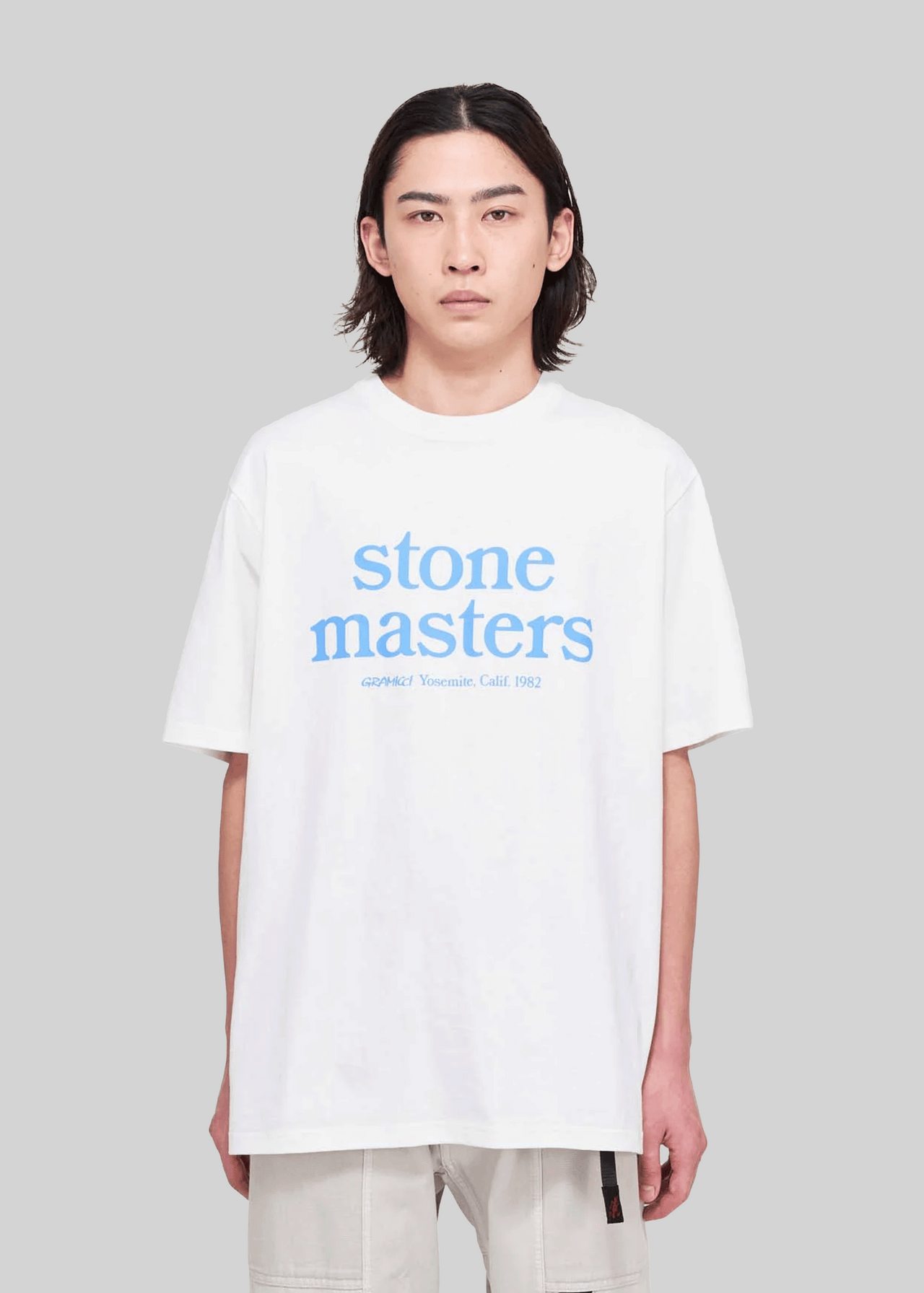 STONEMASTERS TEE WHITE COTTON