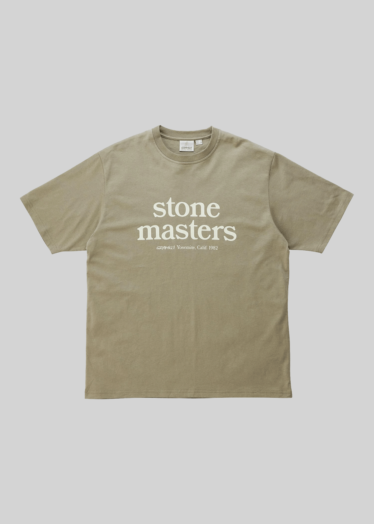 STONEMASTERS TEE KAKI COTTON