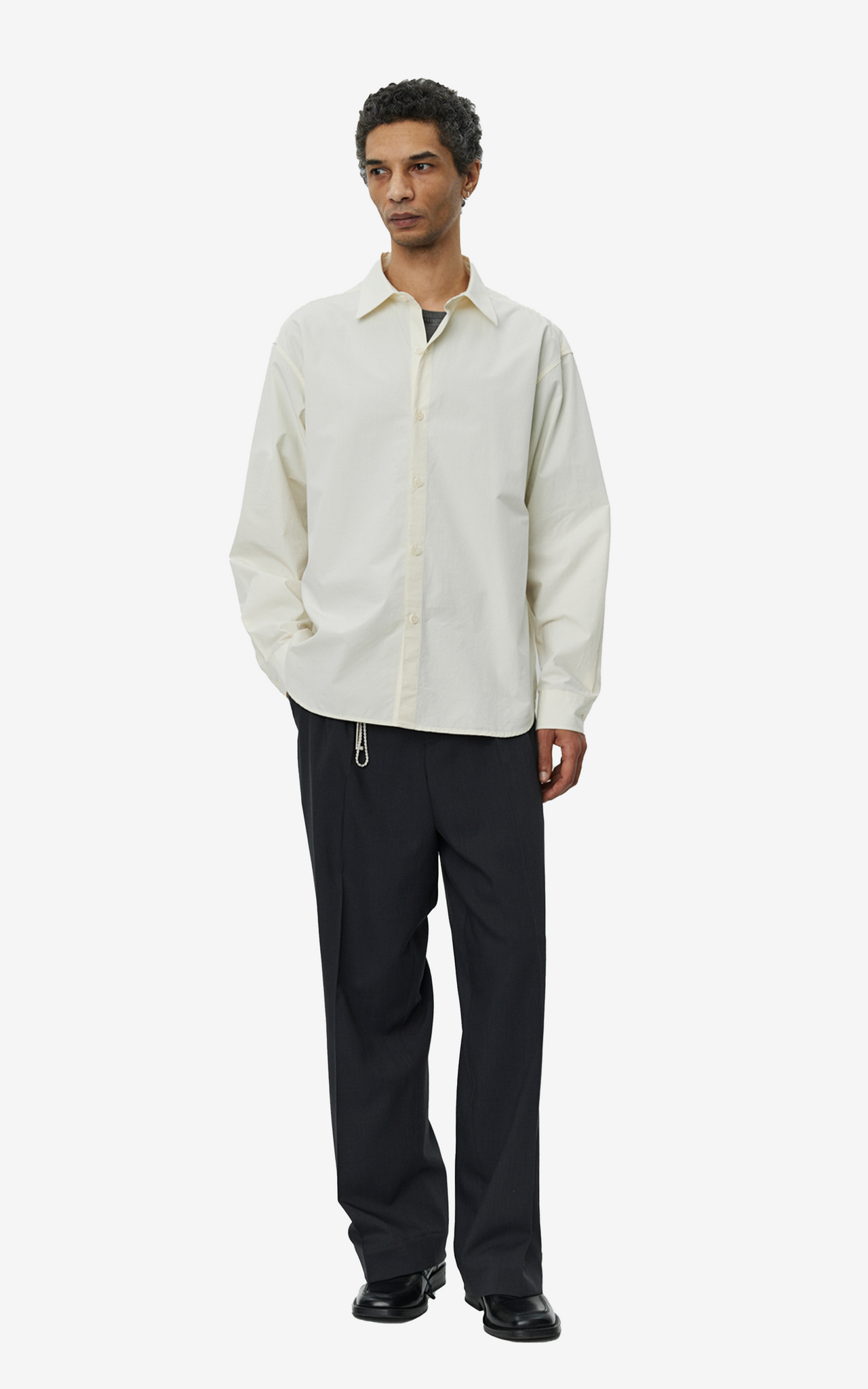 GENEROUS SHIRT WARM WHITE POPLIN