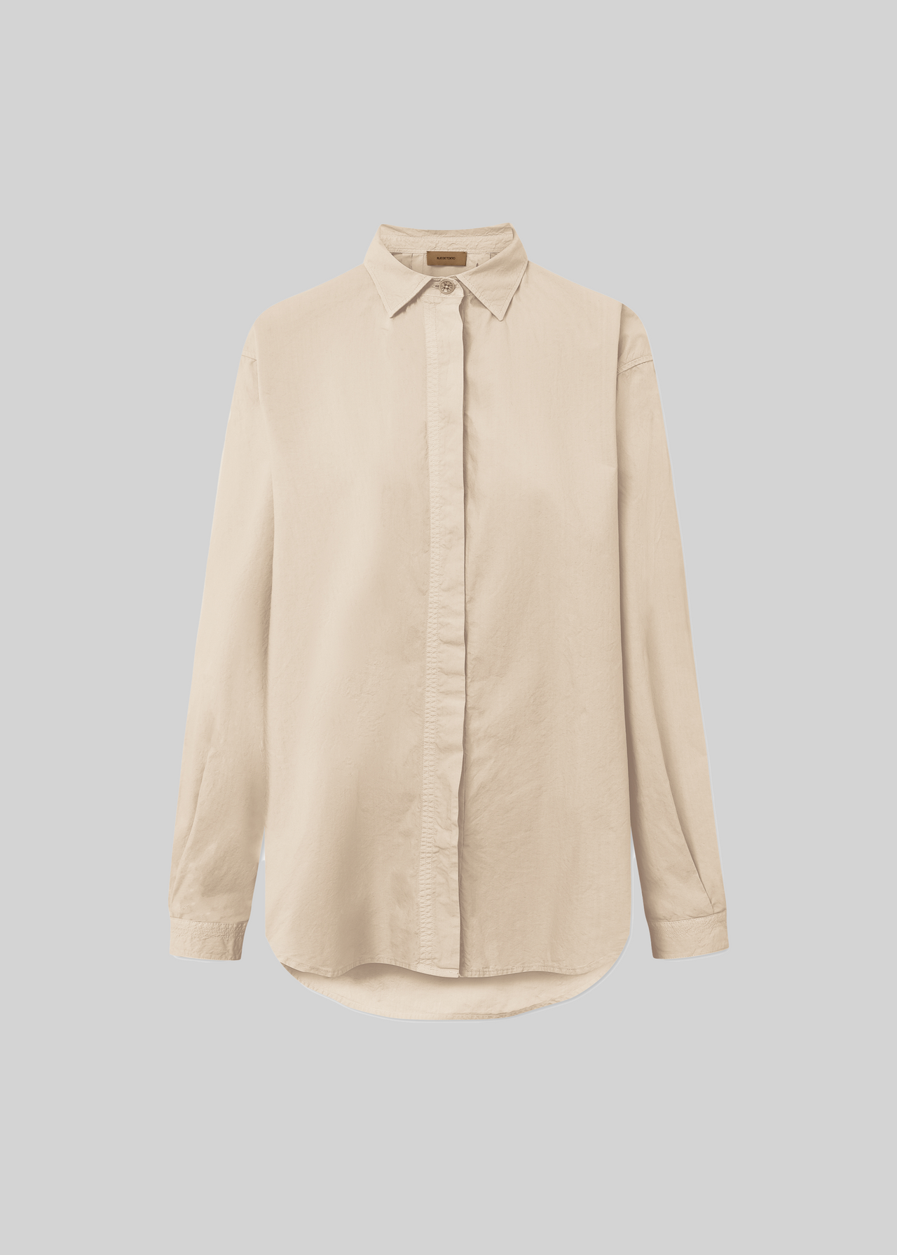 SHELBY GARMENT POPLIN BEIGE