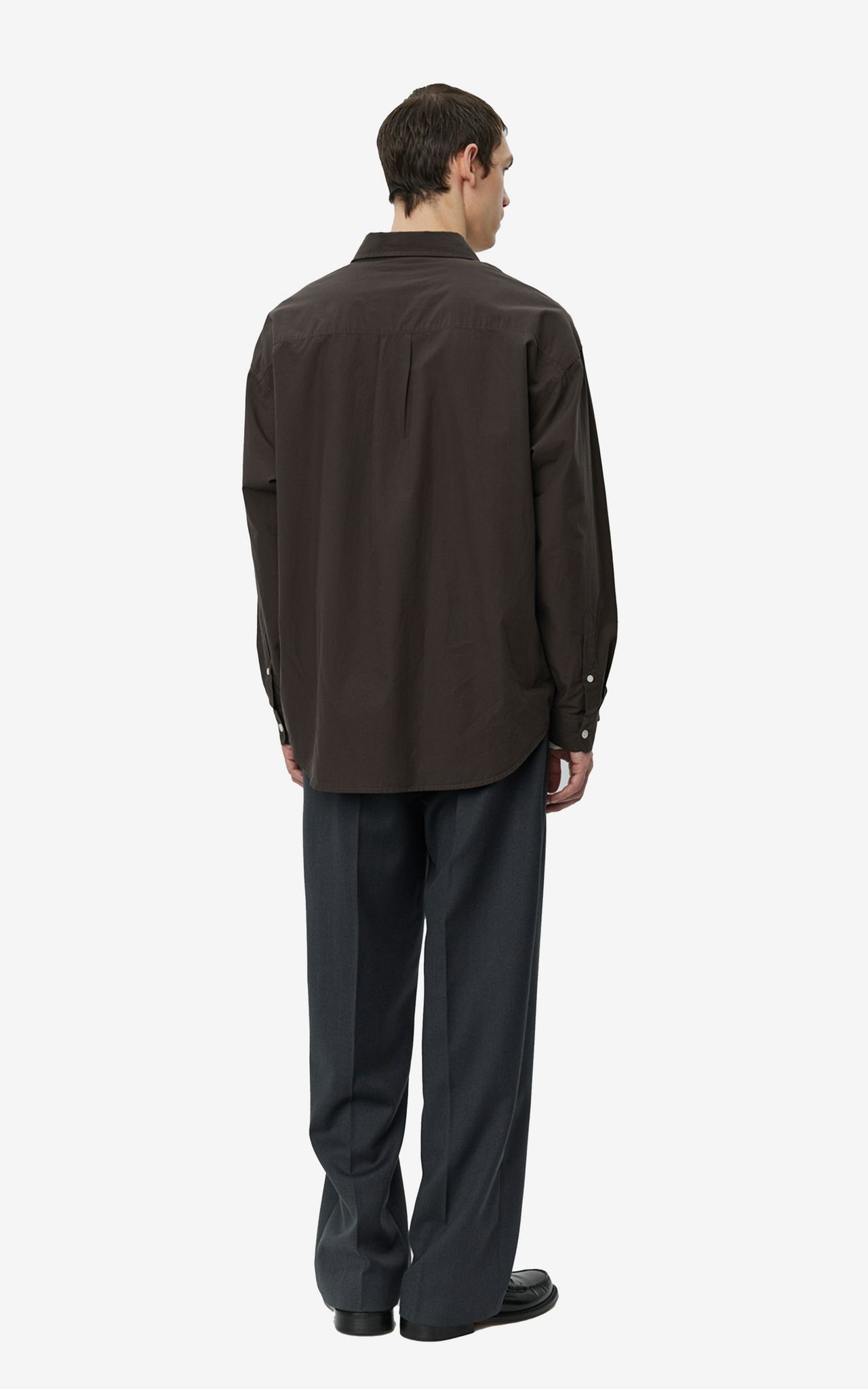 NETWORK SHIRT BROWN STRUCTURE