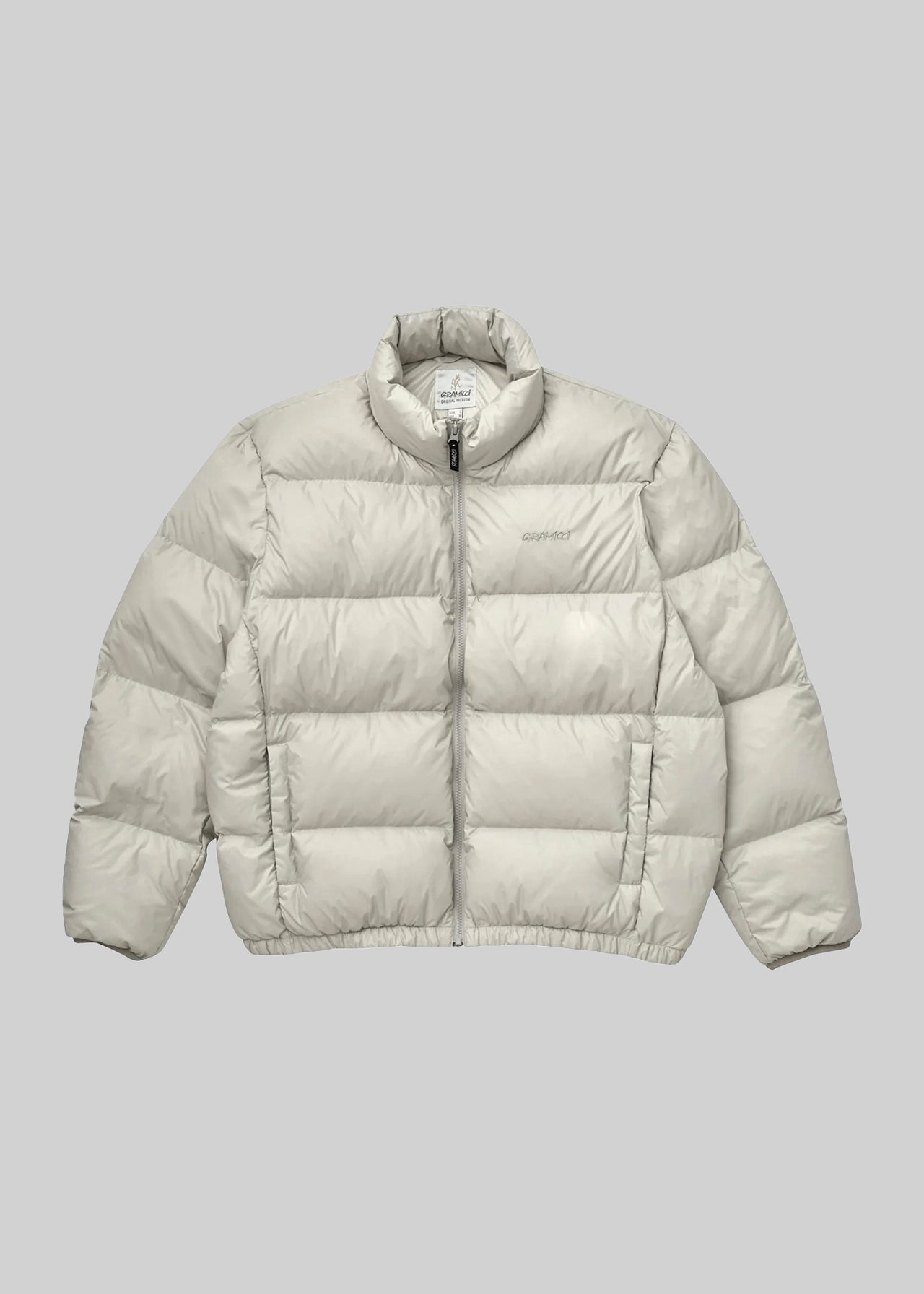 DOWN PUFFER JACKET BEIGE