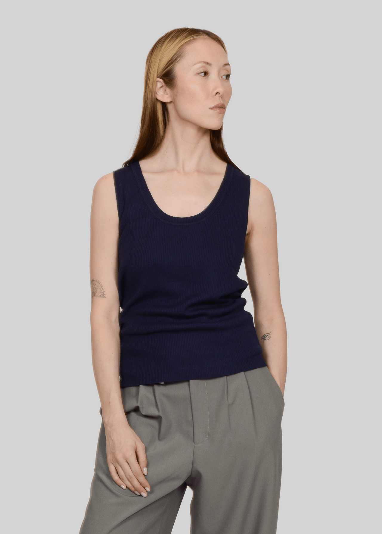 SILK & CASHMERE TANK-TOP