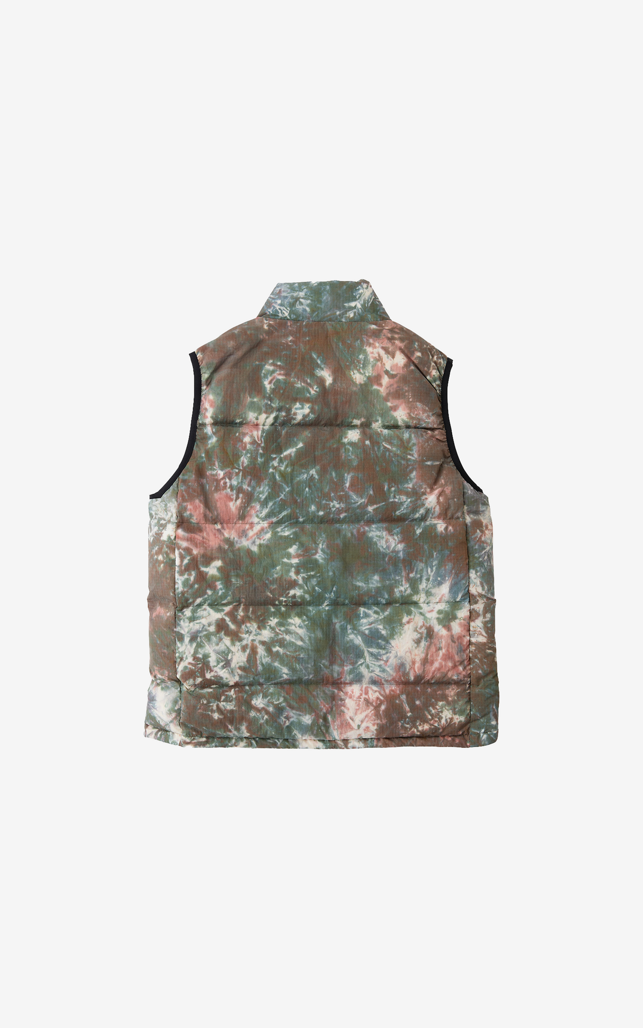 DOWN PUFFER VEST TIE DYE