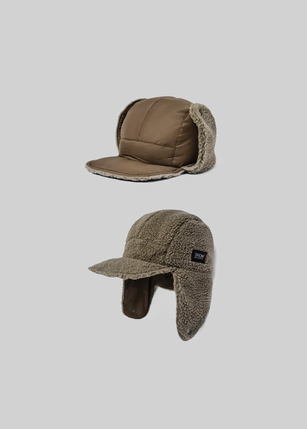 REVERSIBLE CAP BROWN/BEIGE