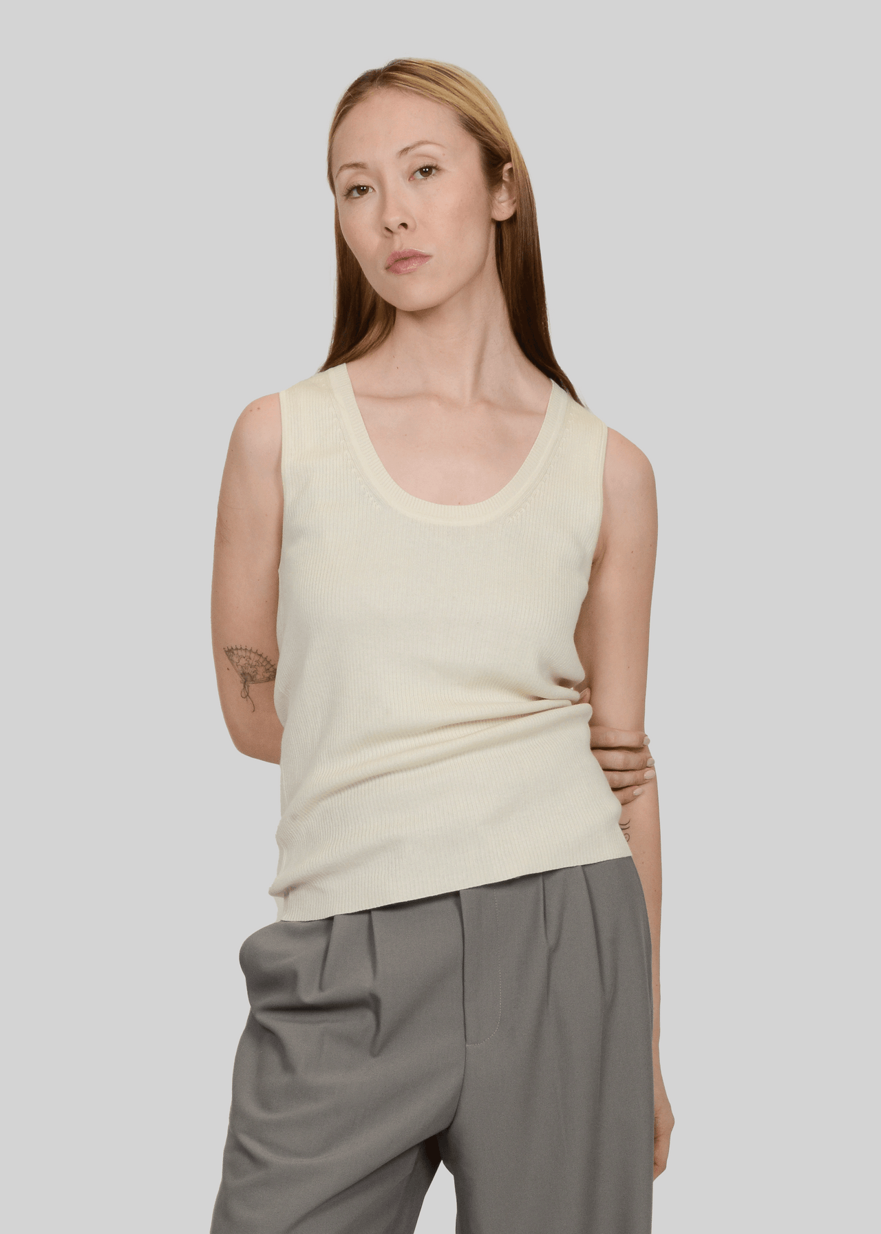 SILK & CASHMERE TANK-TOP