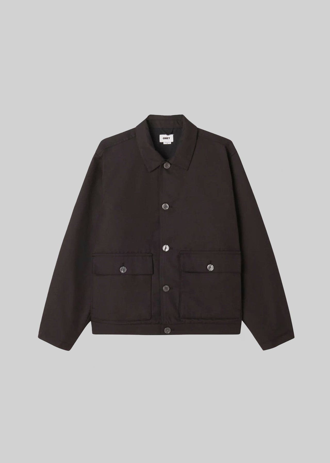 OLIVER SHIRT JACKET BLACK