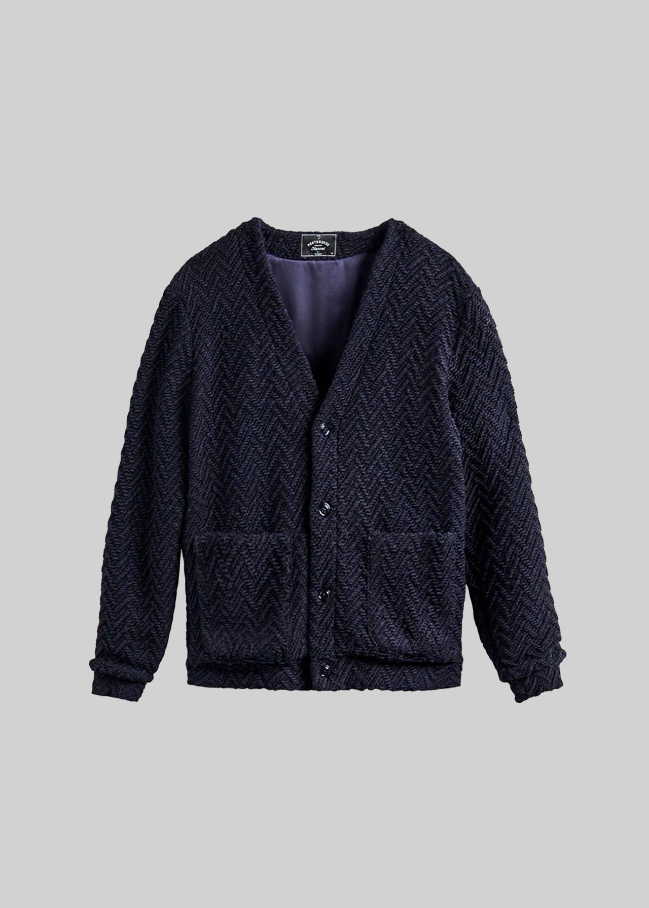 CARDIGAN KNITTED NAVY