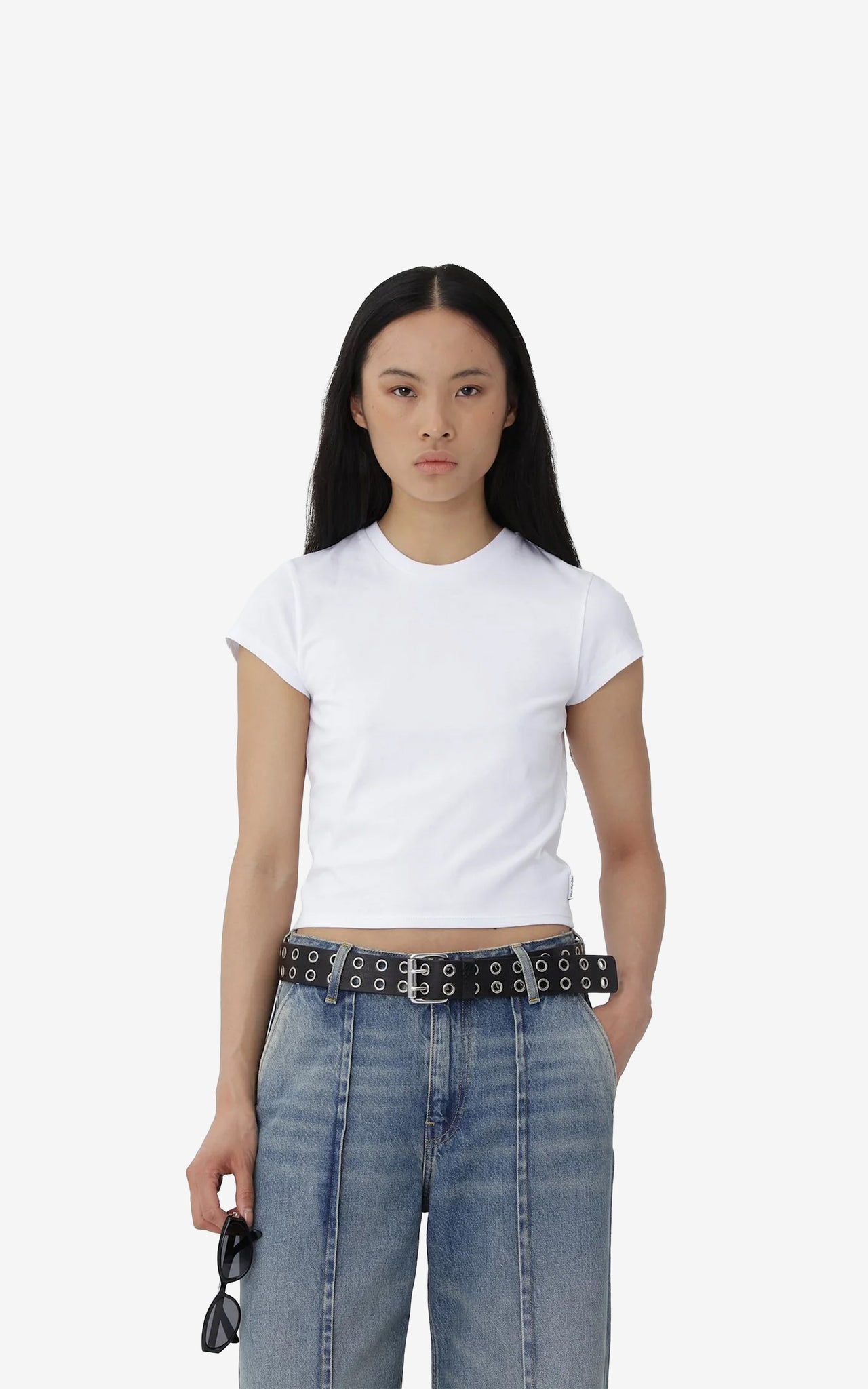 LENA T-SHIRT BRIGHT WHITE