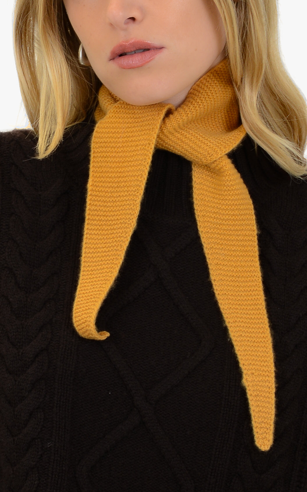 100% CASHMERE MINI SCARF