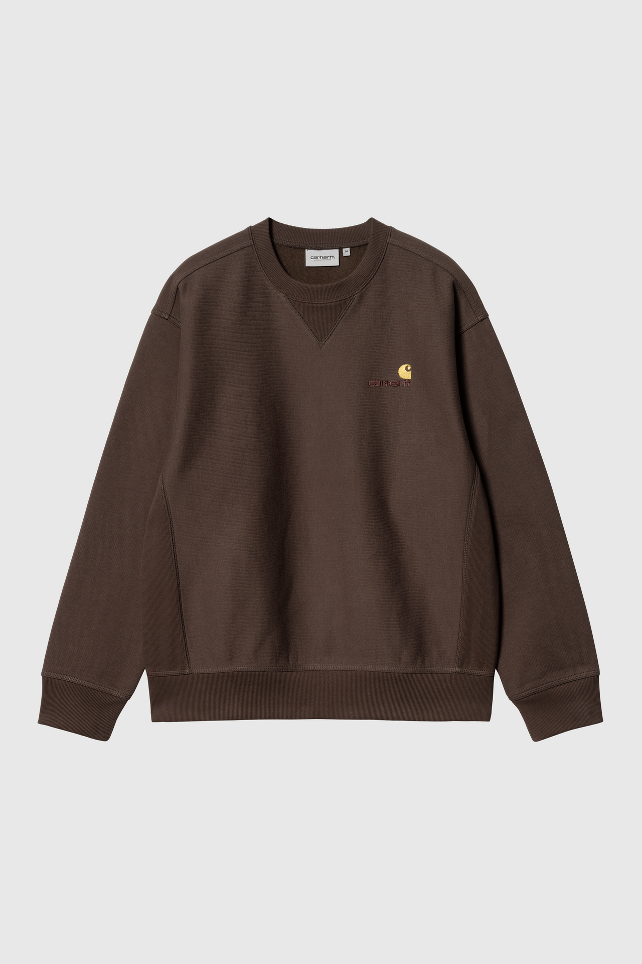 SCRIPT SWEATER TOBACCO