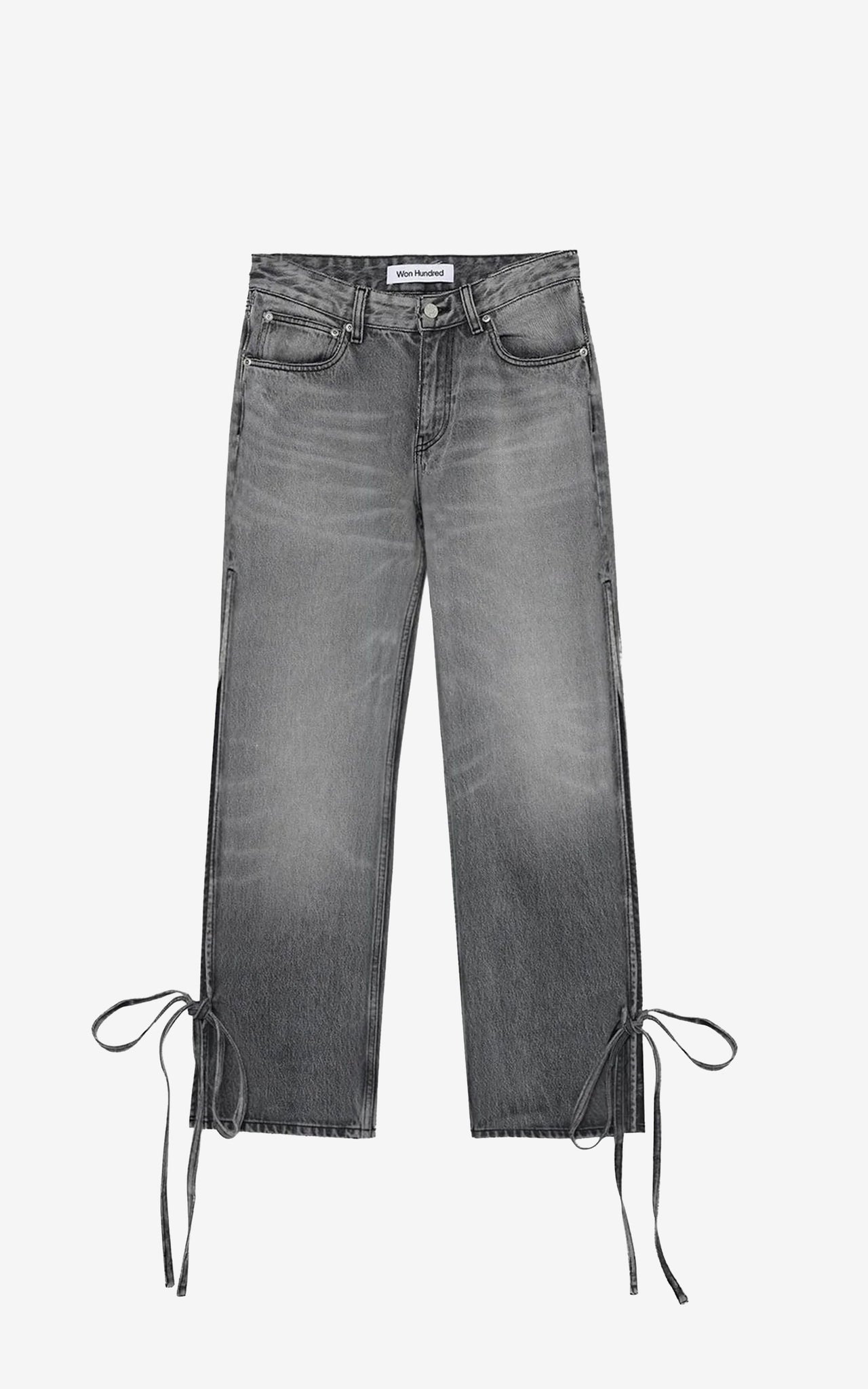 BAGGY STRING JEANS SIM GREY