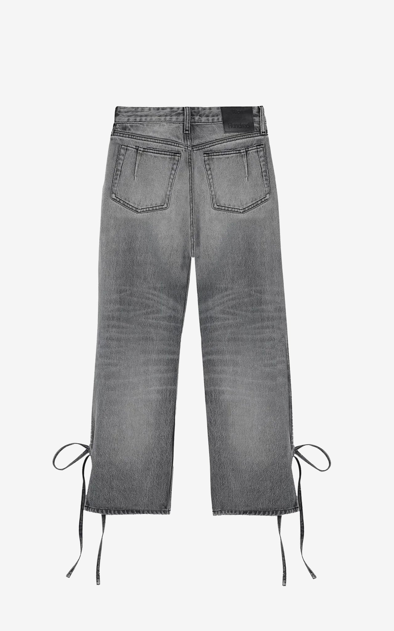 BAGGY STRING JEANS SIM GREY