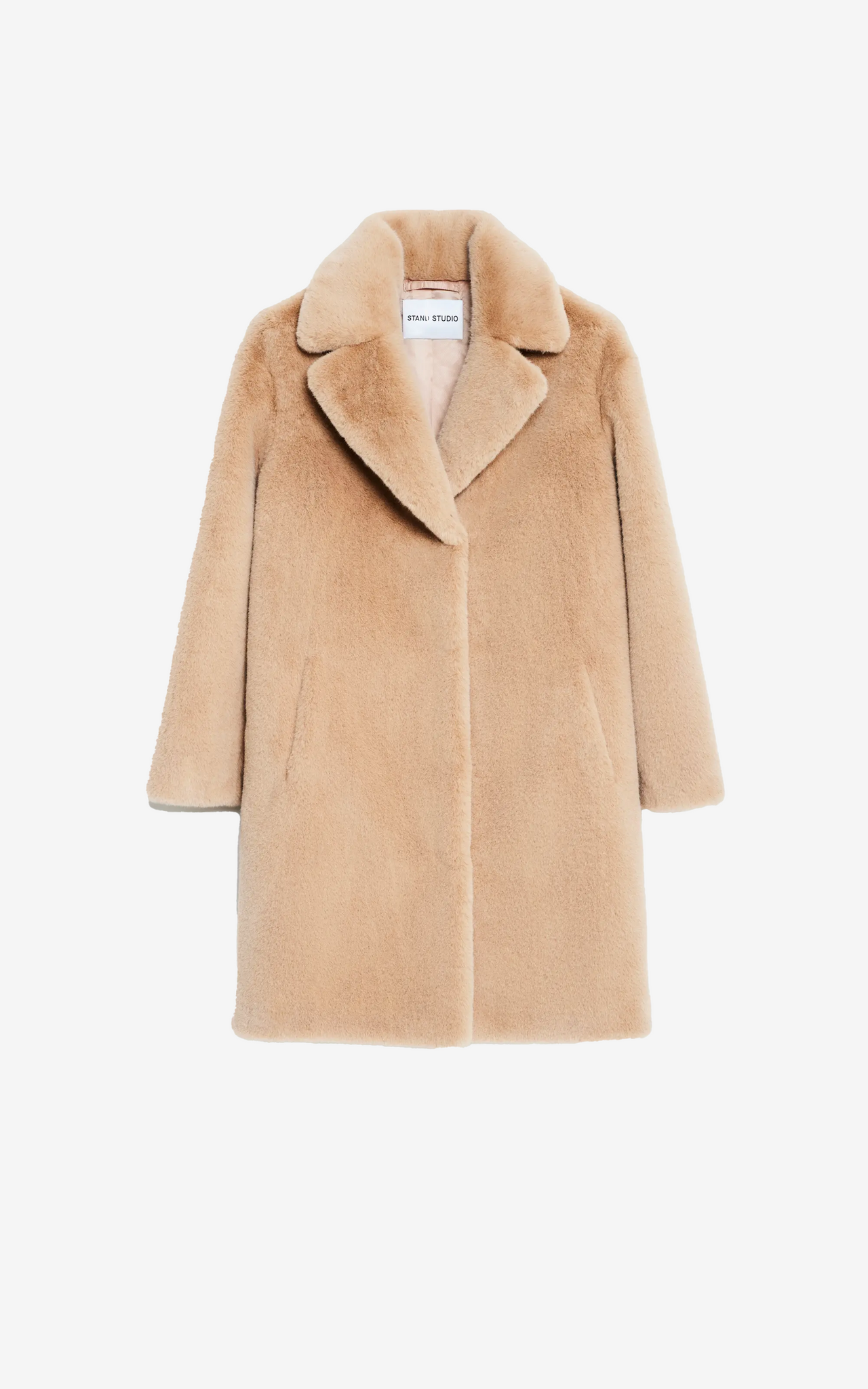 CAMILLE COCOON COAT POWDER BEIGE