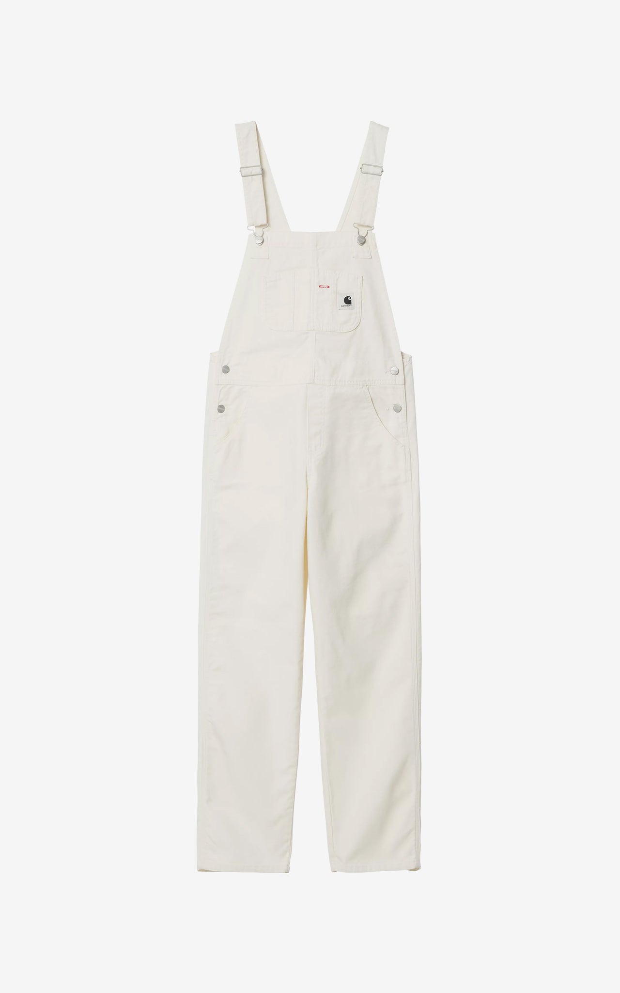 W' BIB OVERALL STRAIGHT WAX RINSED