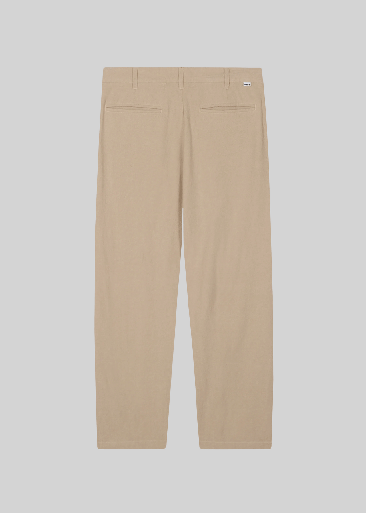 FUBAR LINEN PLEATED PANT OATMEAL