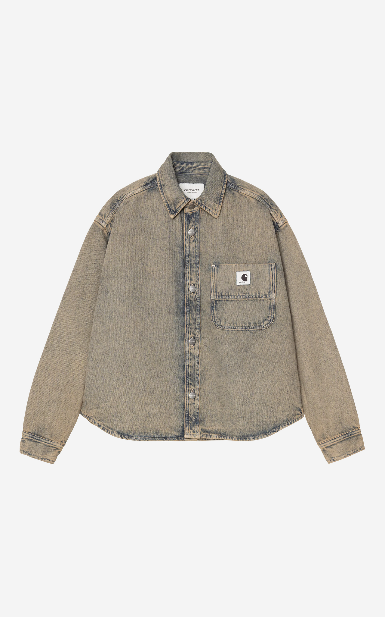 W' GEORGIA SHIRT JAC BLUE LEATHER