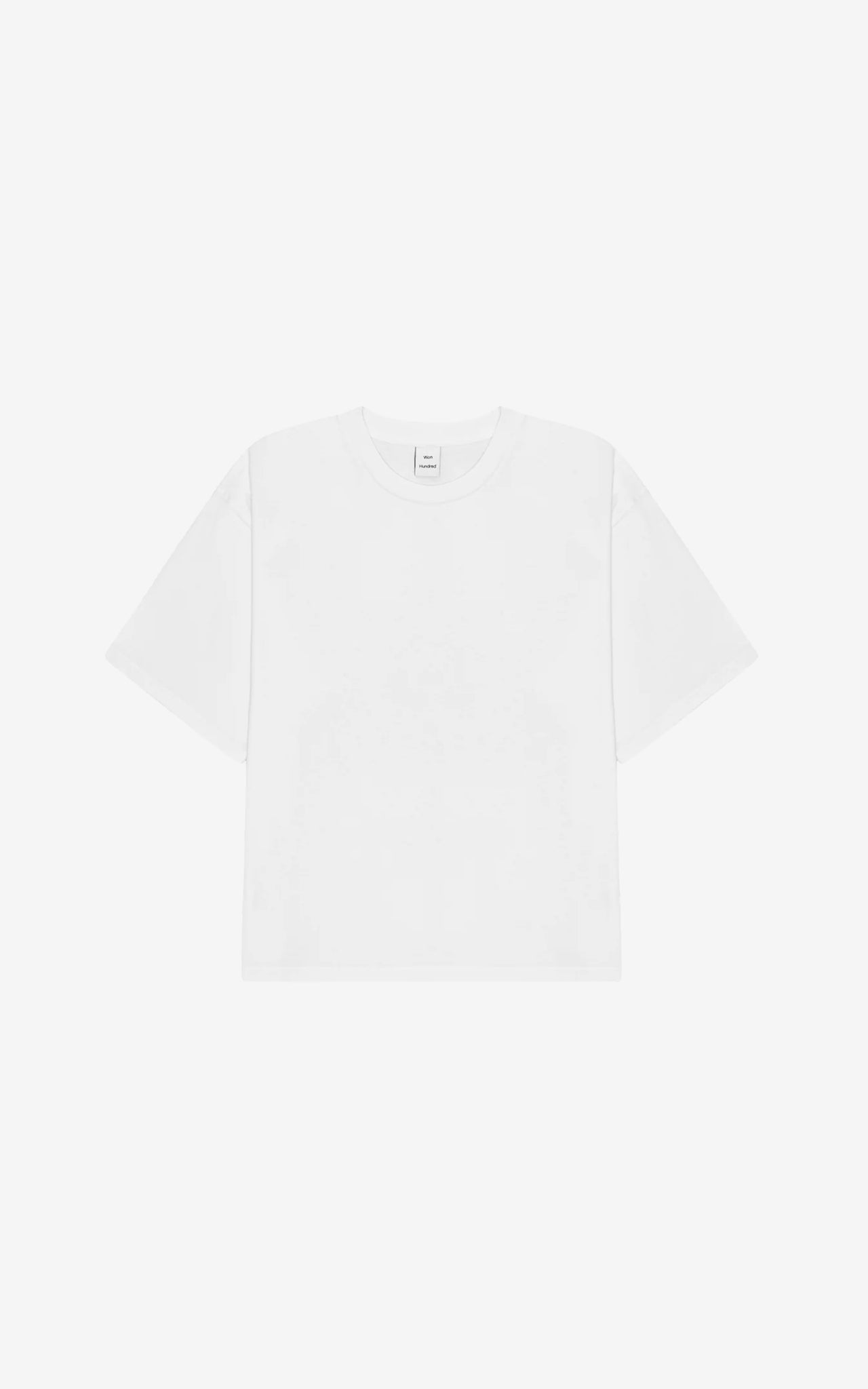 HOUSTON PLAIN T-SHIRT WASHED WHITE