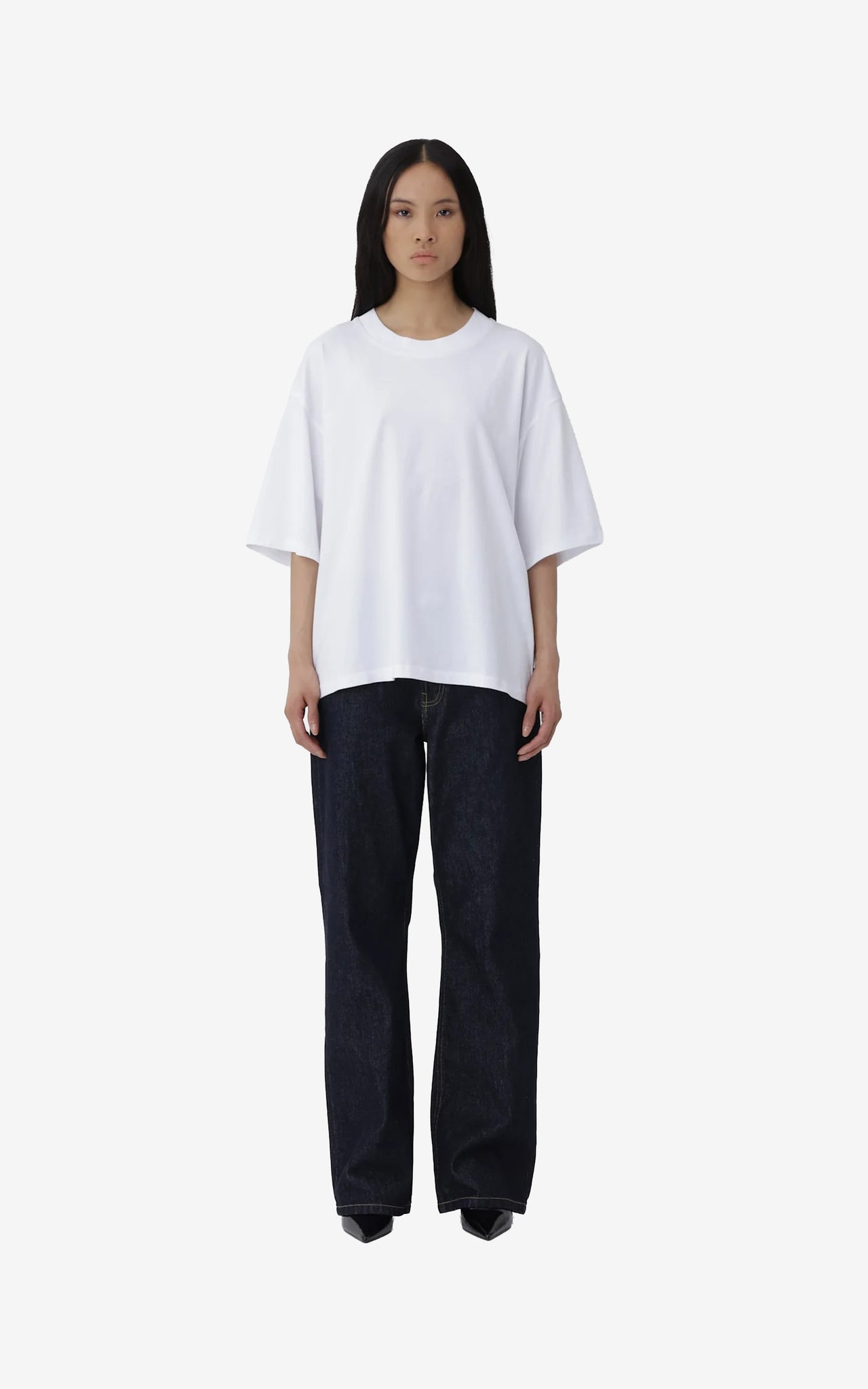 HOUSTON PLAIN T-SHIRT WASHED WHITE