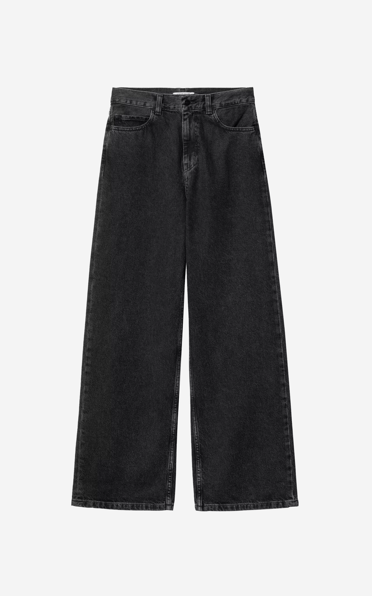 W' JANE PANT BLACK HEAVY STONE WASH