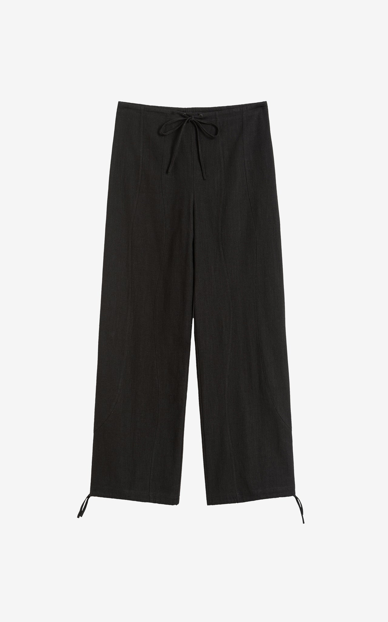 KIRSTEN TROUSERS LINEN BLACK