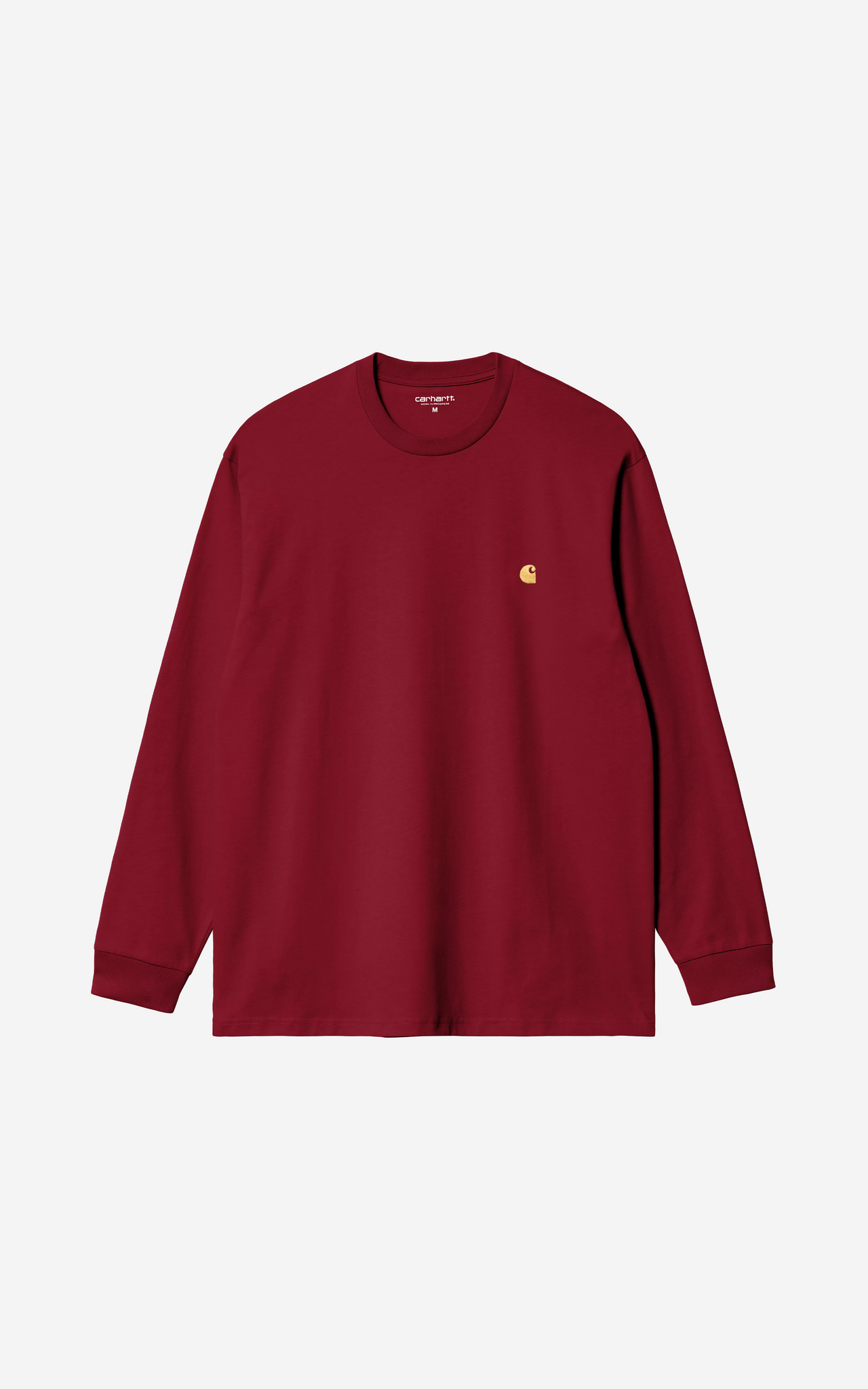 L/S CHASE T-SHIRT SCARLET/GOLD