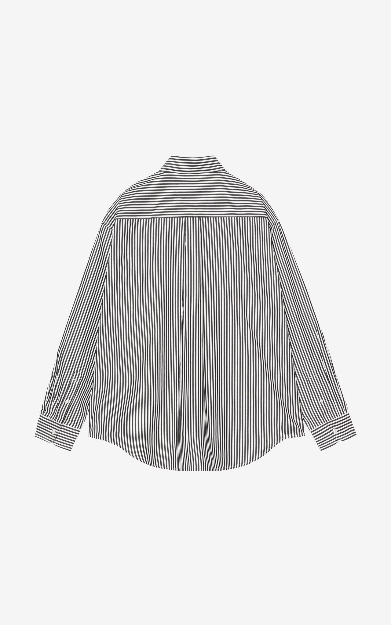 L/S DALDRY SHIRT STRIPE COTTON POPLIN BLACK/WAX