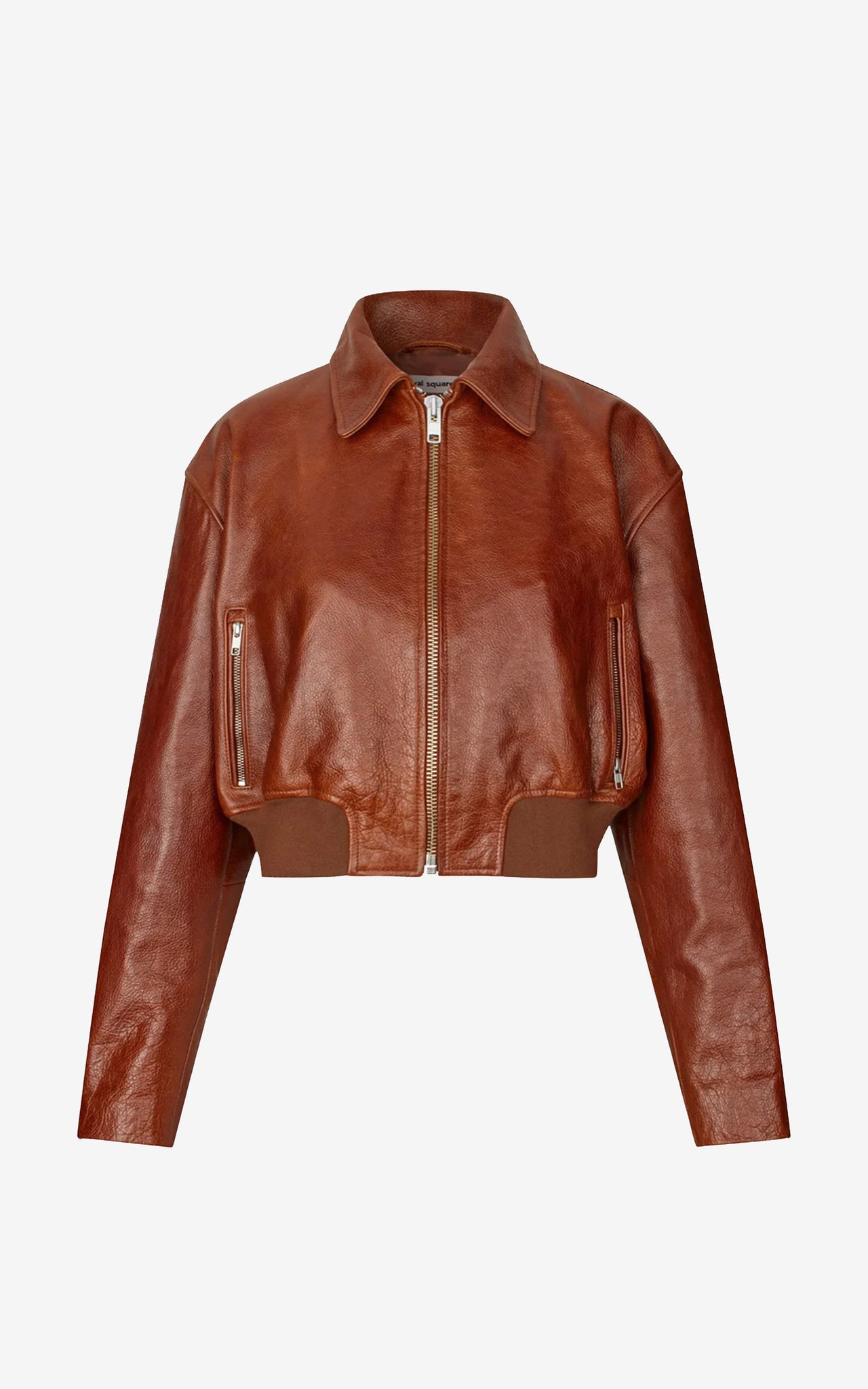 MARILYN LEATHER BOMB RUST RED