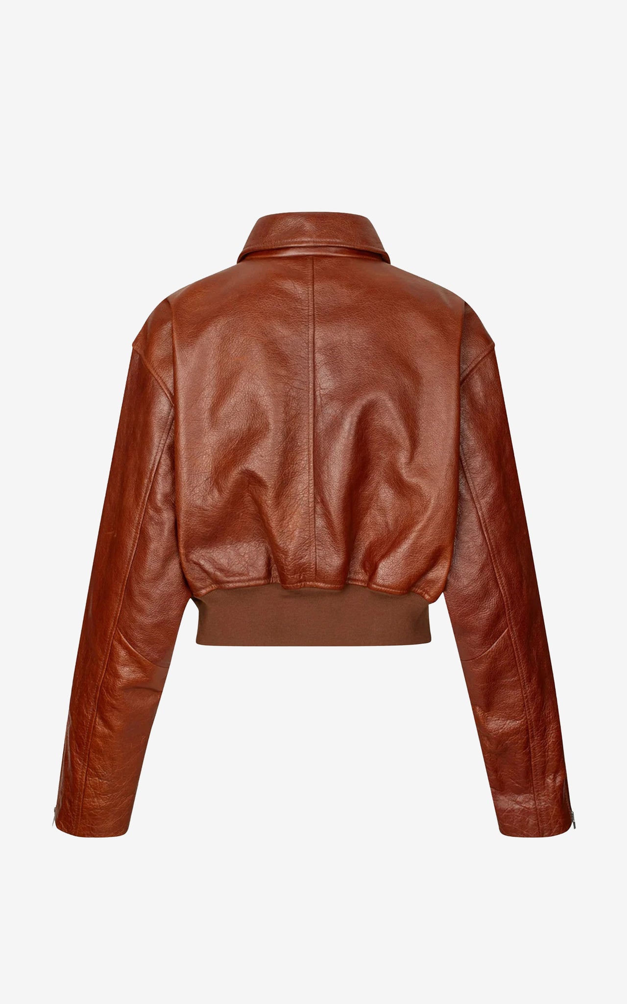 MARILYN LEATHER BOMB RUST RED