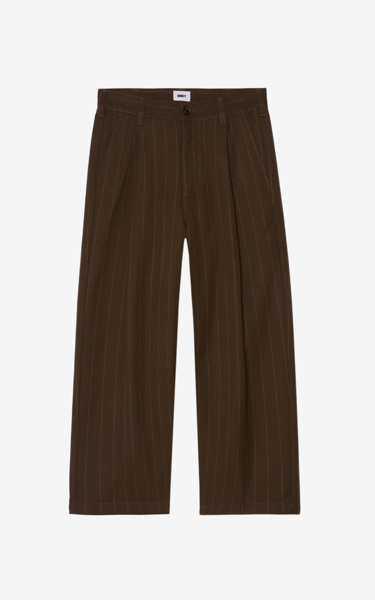 DEAN STRIPE PLEATED PANT WREN MULTI