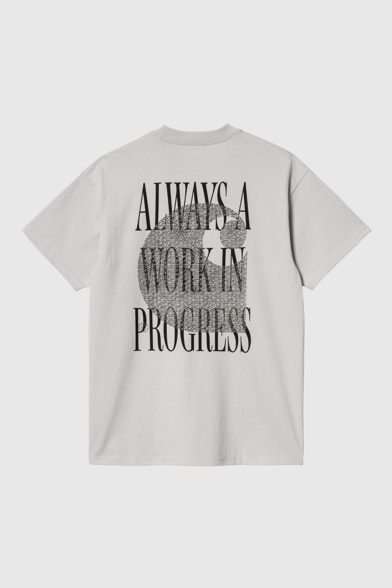 S/S ALWAYS A WIP TEE SILVER