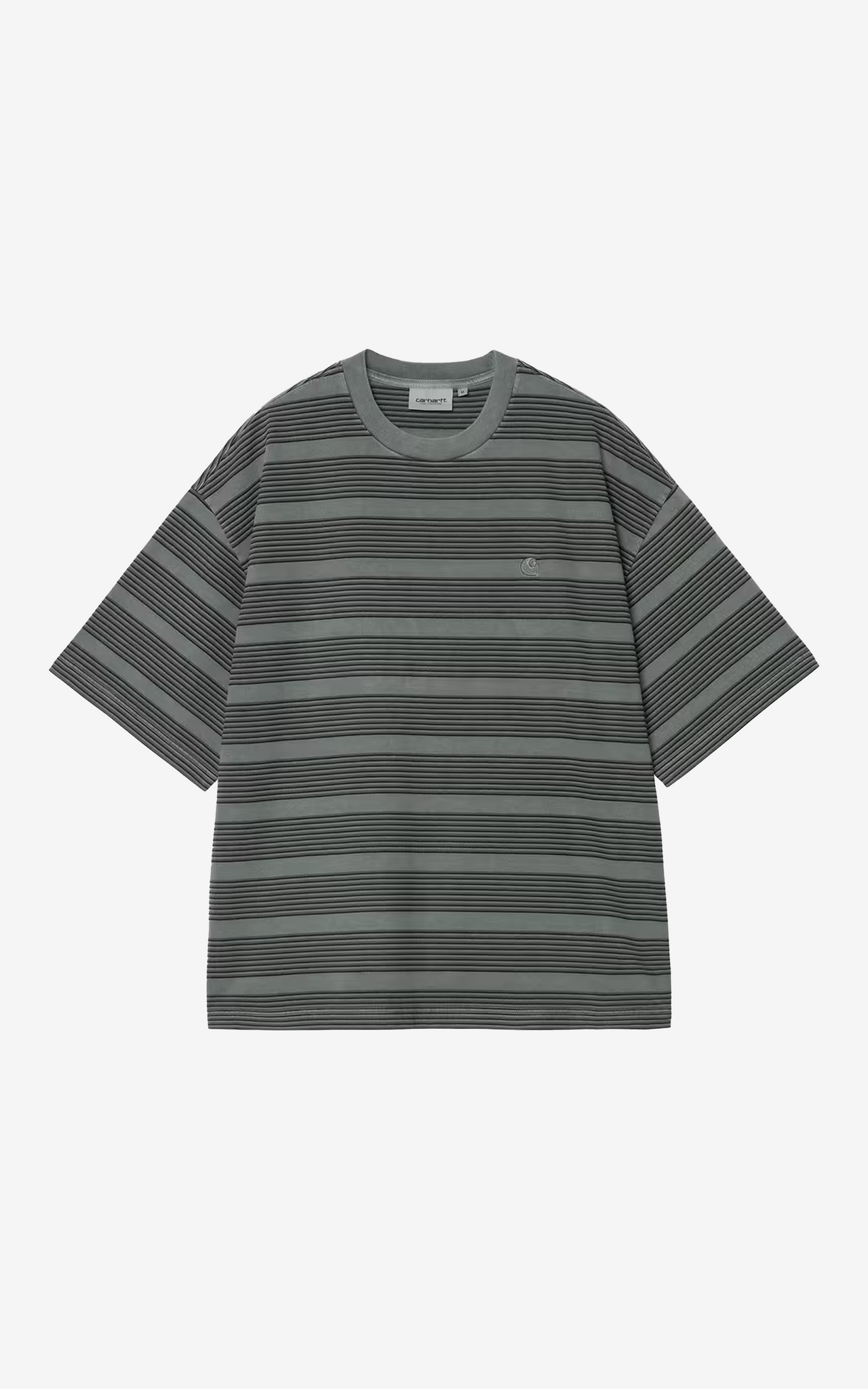 S/S HANSON T-SHIRT STRIPE KALE GREEN