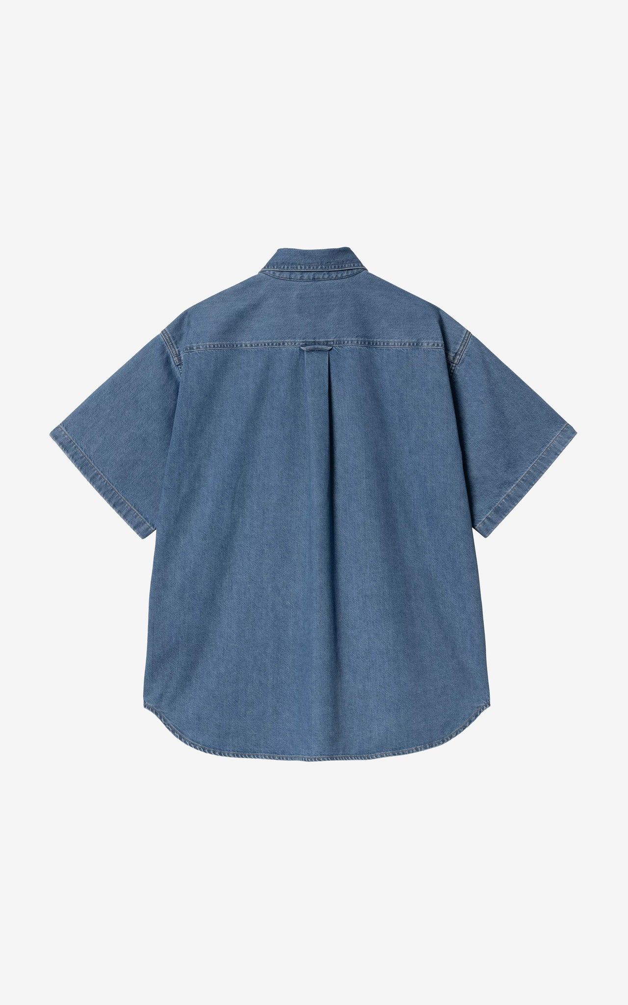 S/S LUCAS SHIRT BLUE STONE WASHED