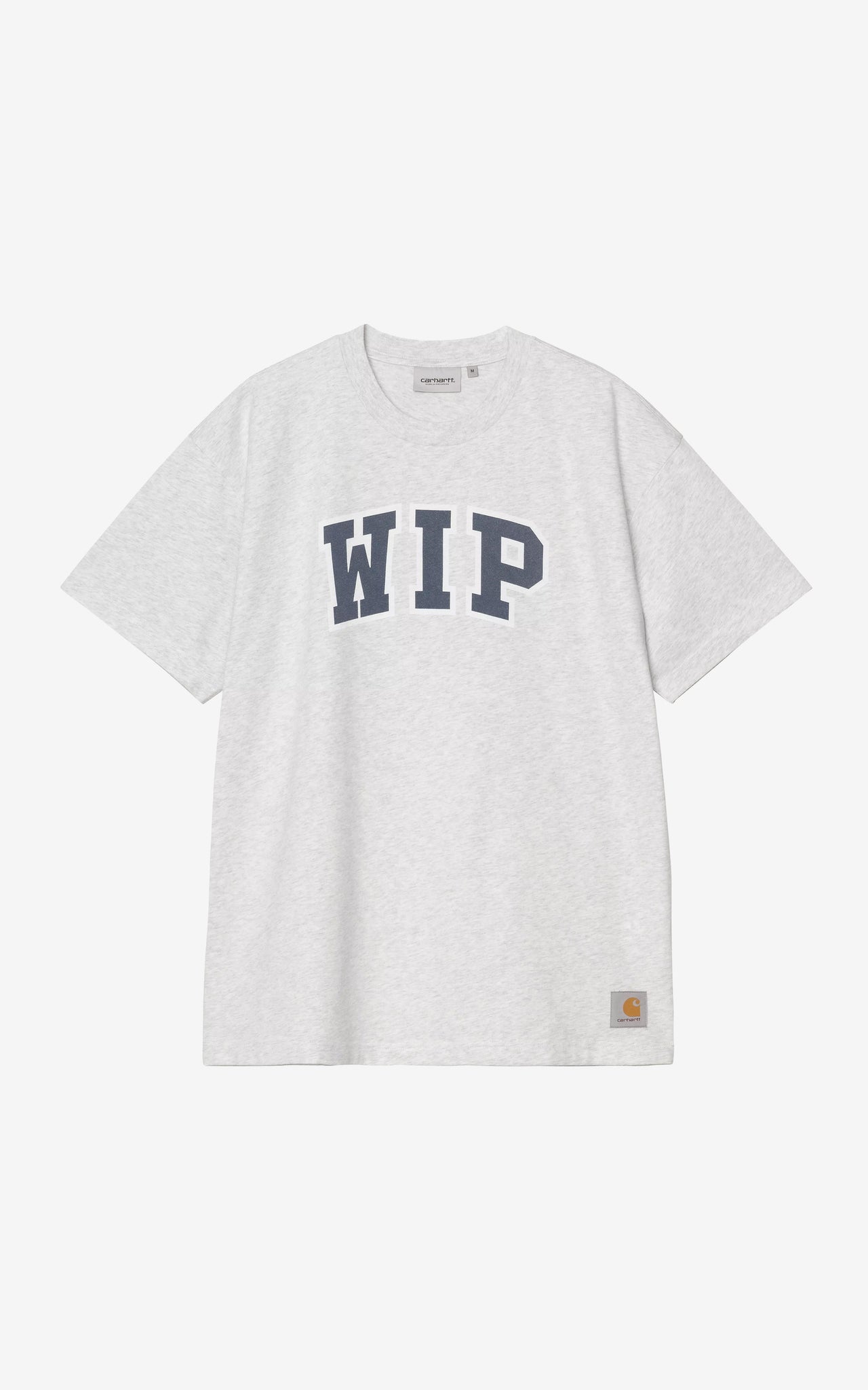 S/S WIP T-SHIRT ASH HEATHER HEAVY STONE WASH
