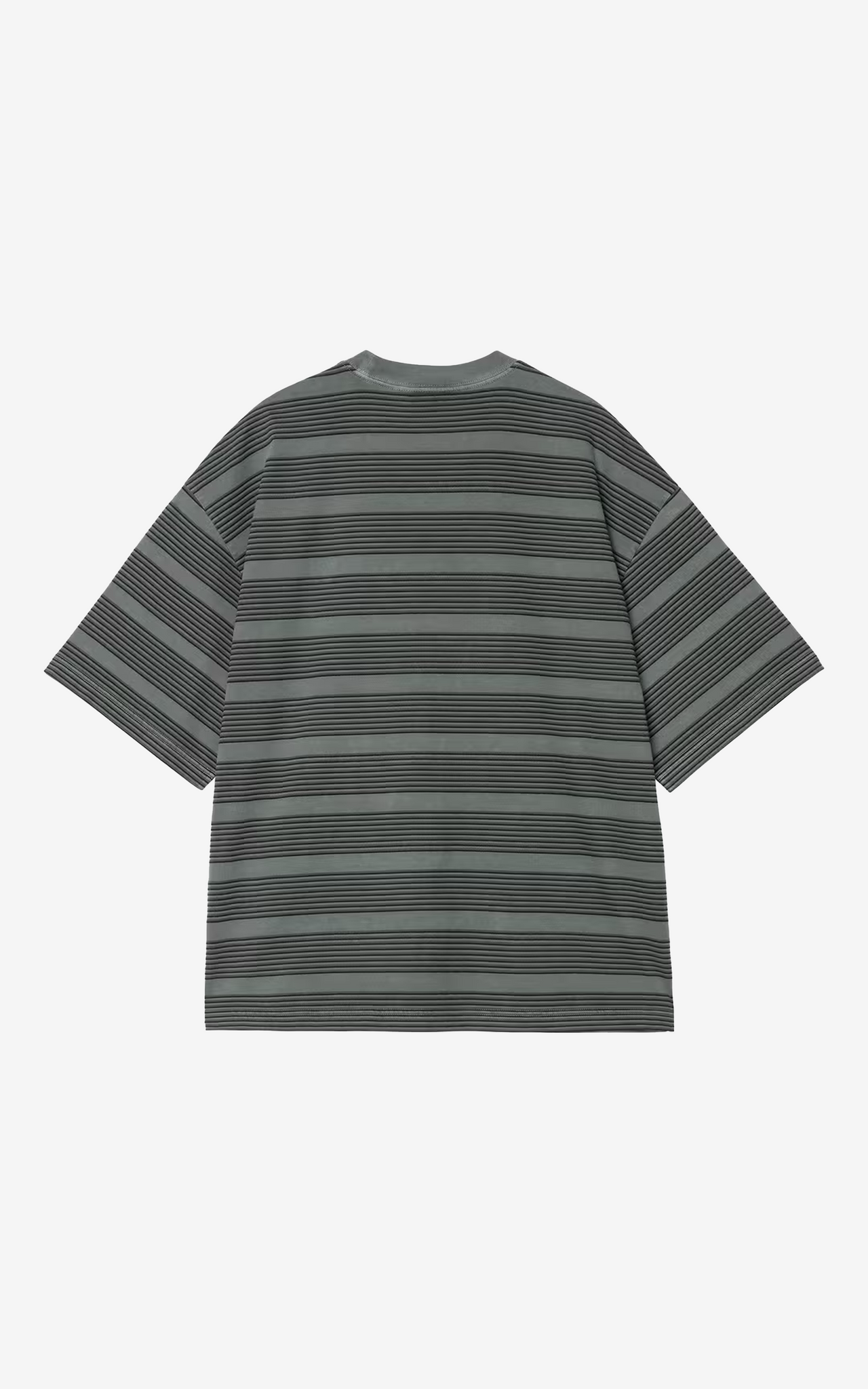 S/S HANSON T-SHIRT STRIPE KALE GREEN