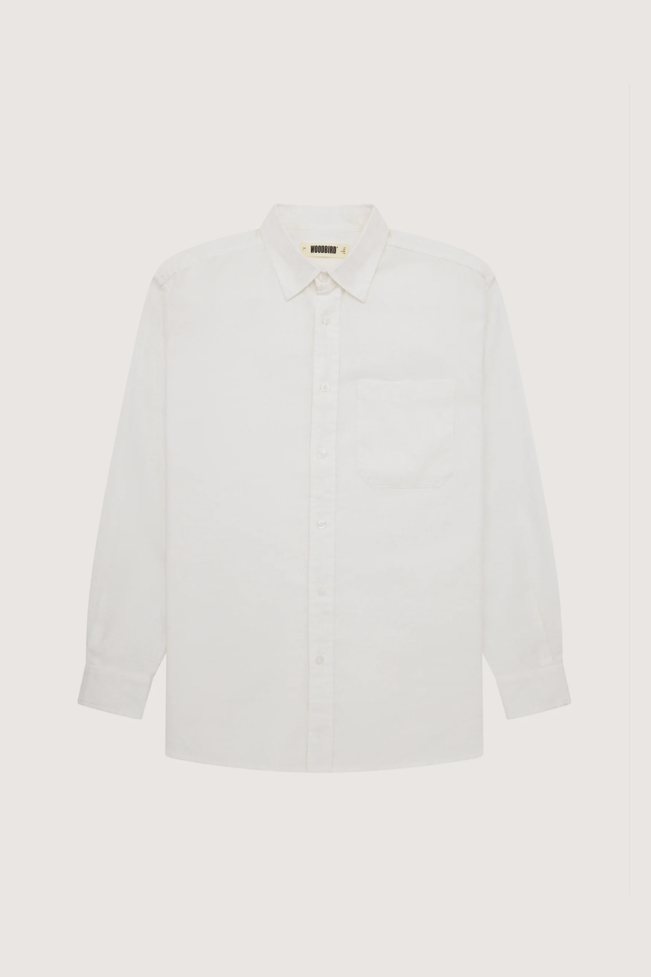 YUZO LINEN SHIRT L/S WHITE