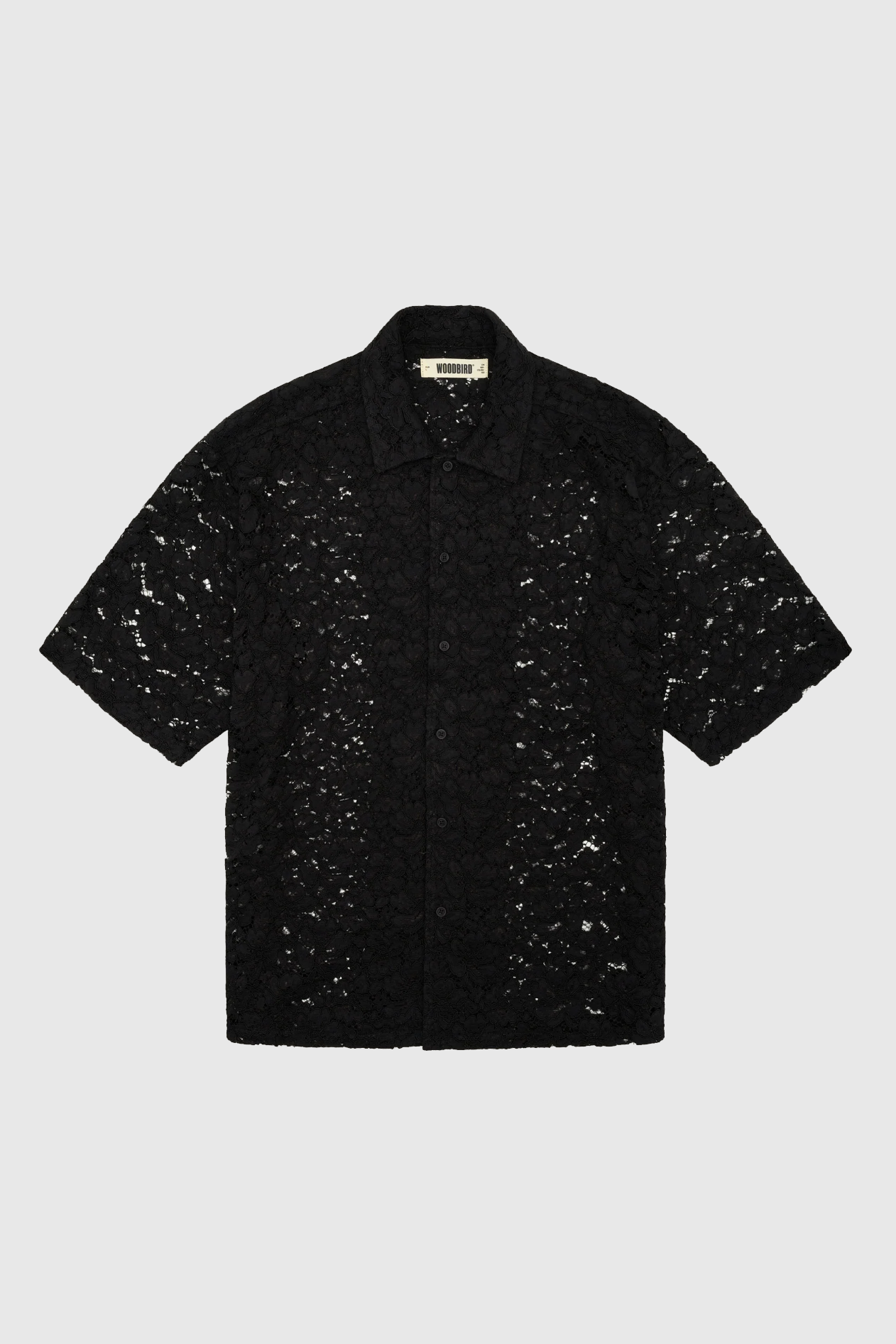 BANKS LACE SHIRT BLACK