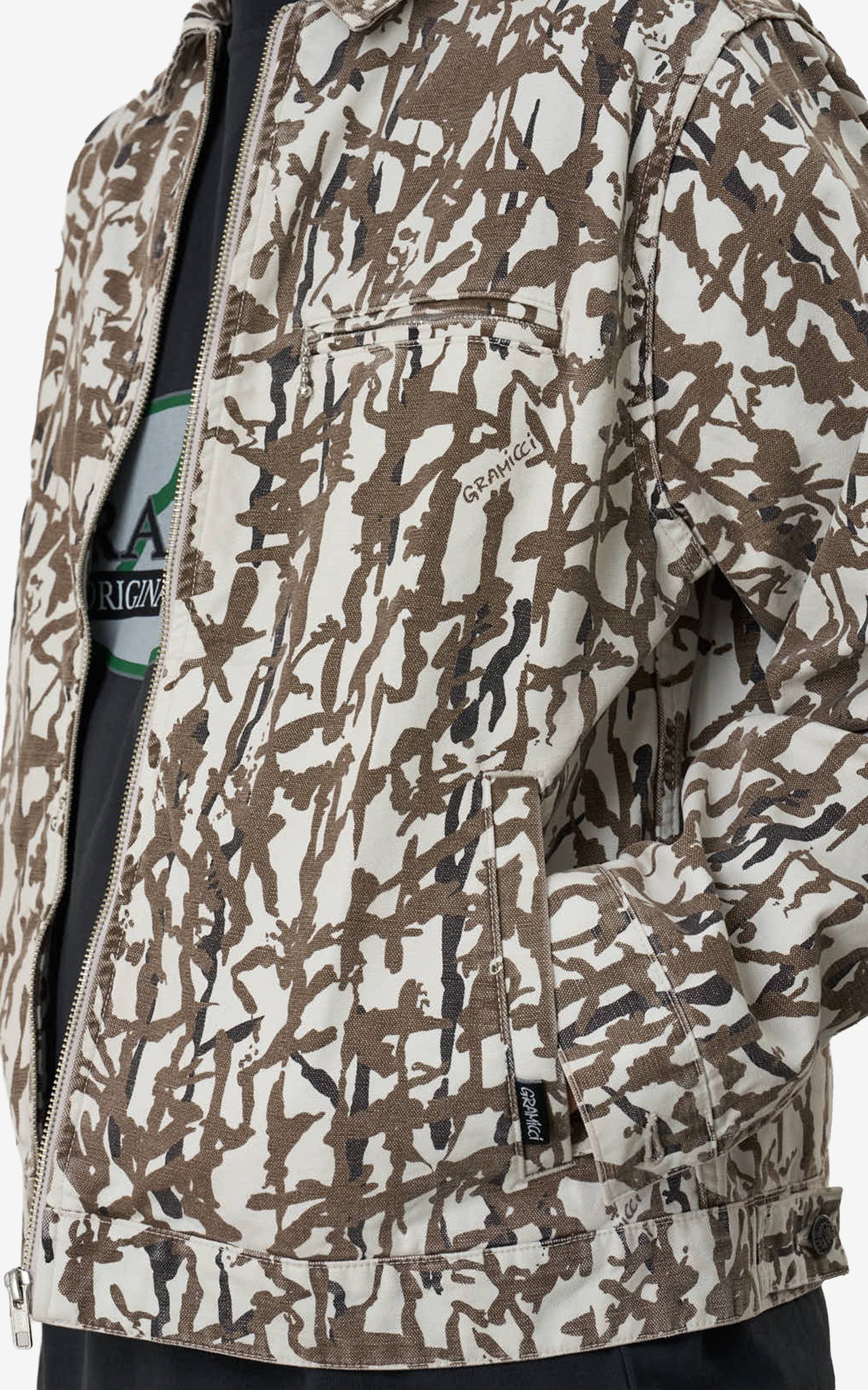 TAOS CANVAS JACKET GREY REED