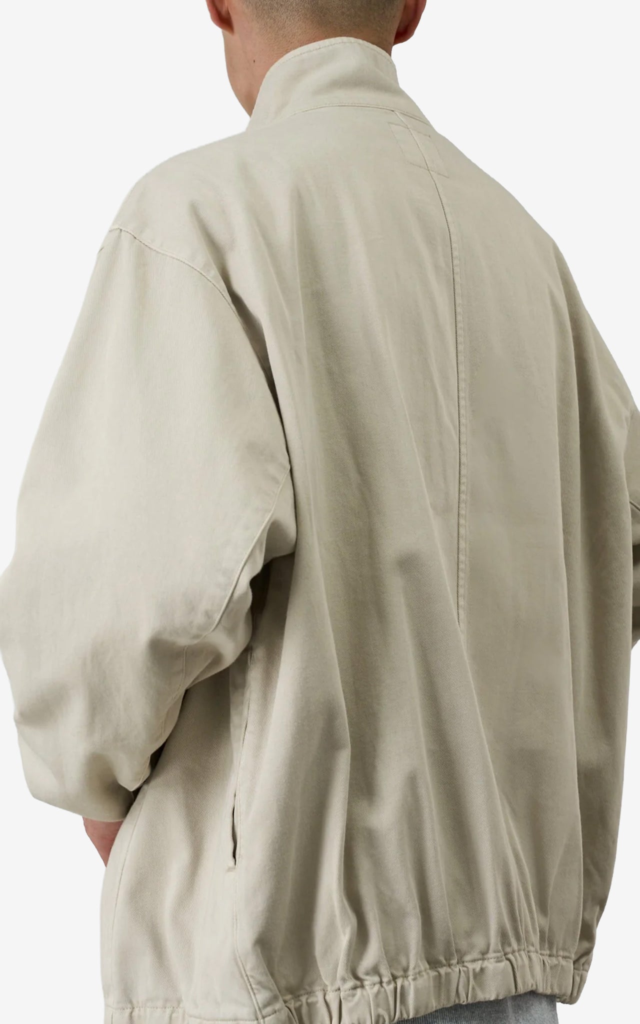 TWILL-AROUND JACKET SAND