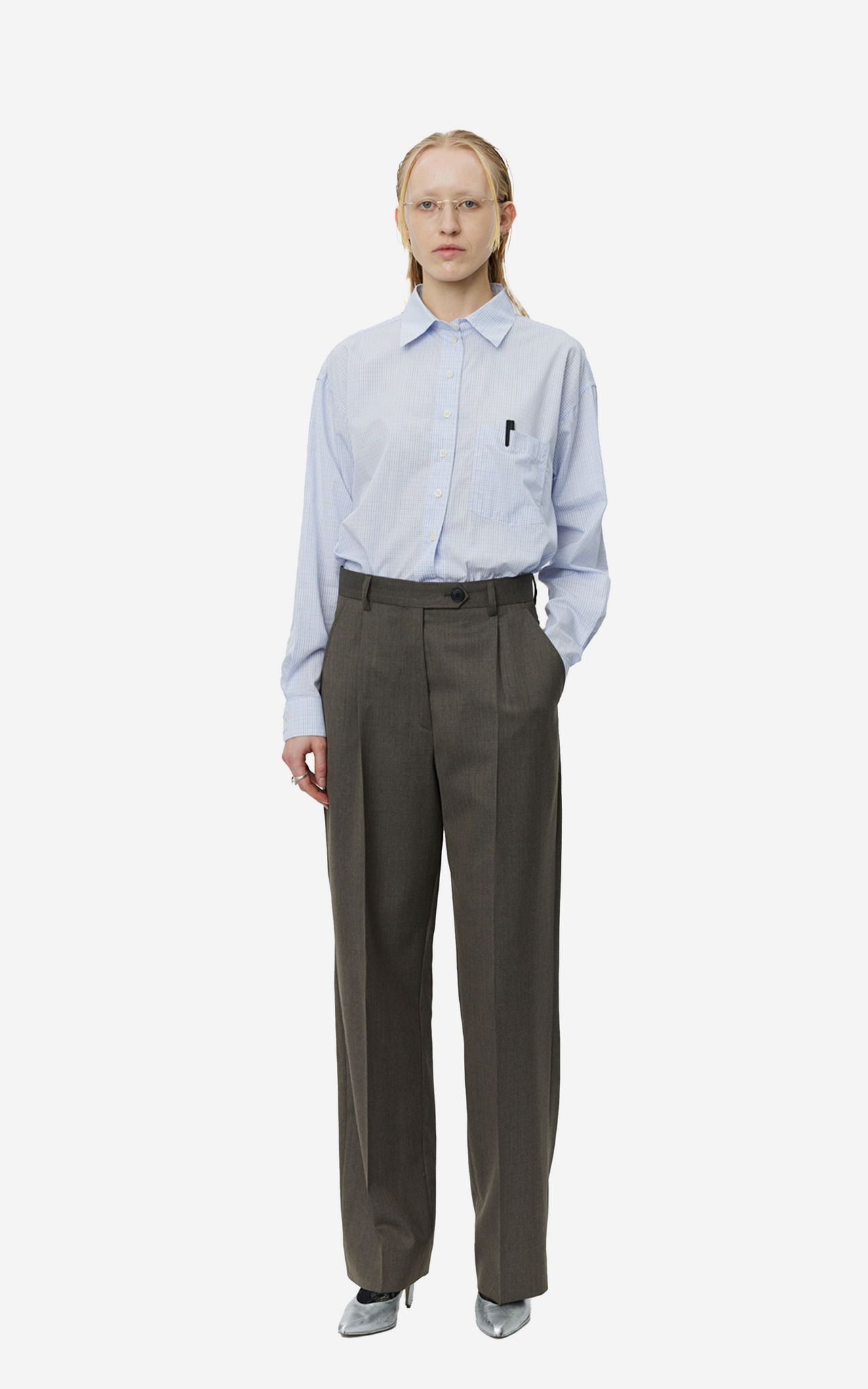 PRIMARY TROUSERS TAUPE WOOL