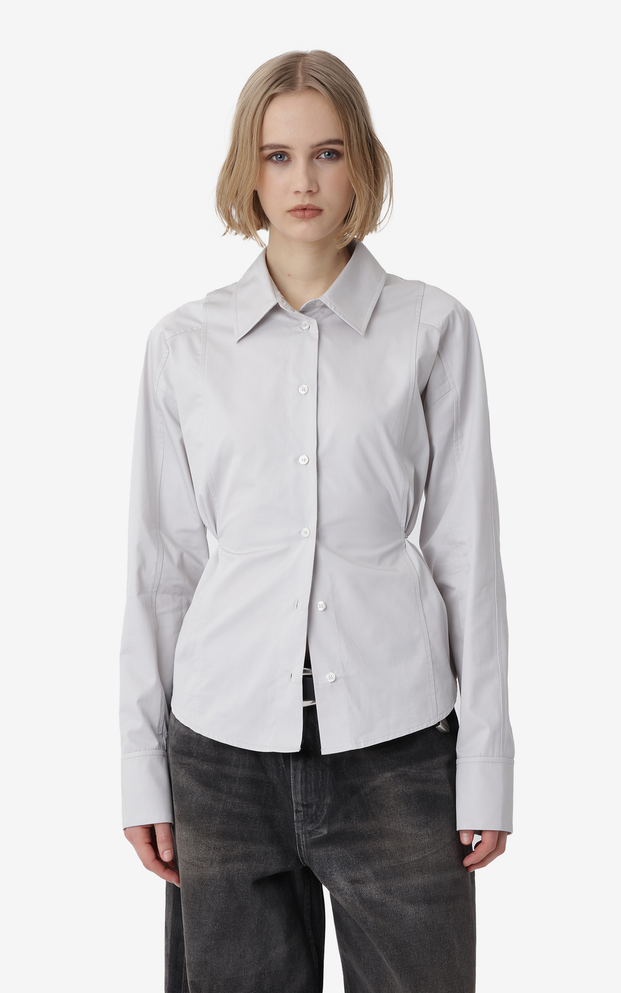 BIANNA SHIRT GRAY VIOLET