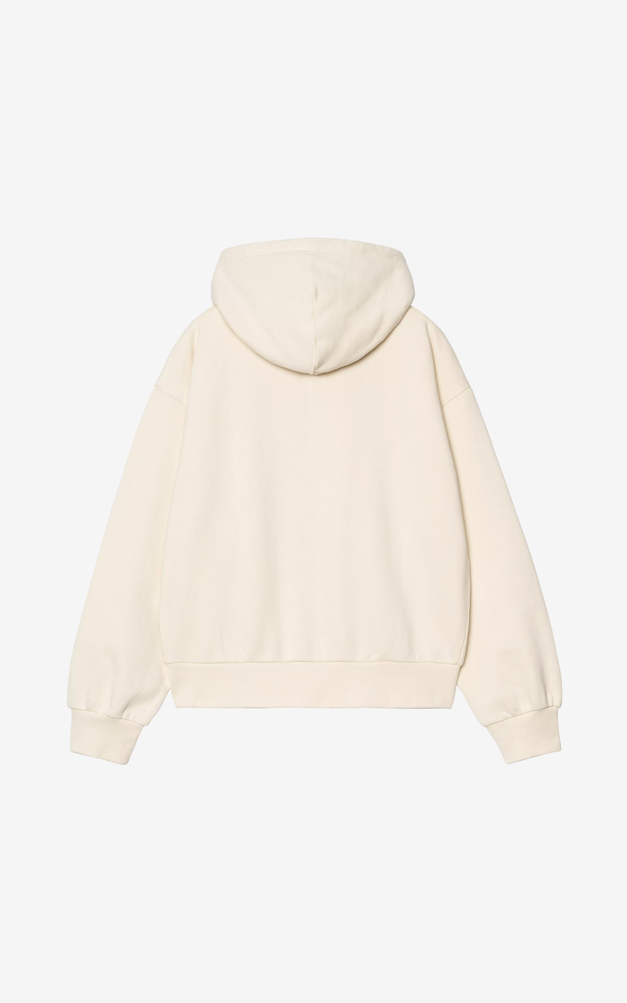 W' HOODED CASEY JACKET COTTON SWEAT NATURAL/SILVER