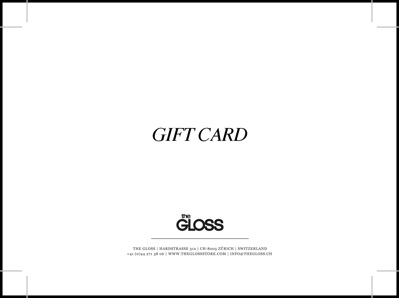 GIFT CARD