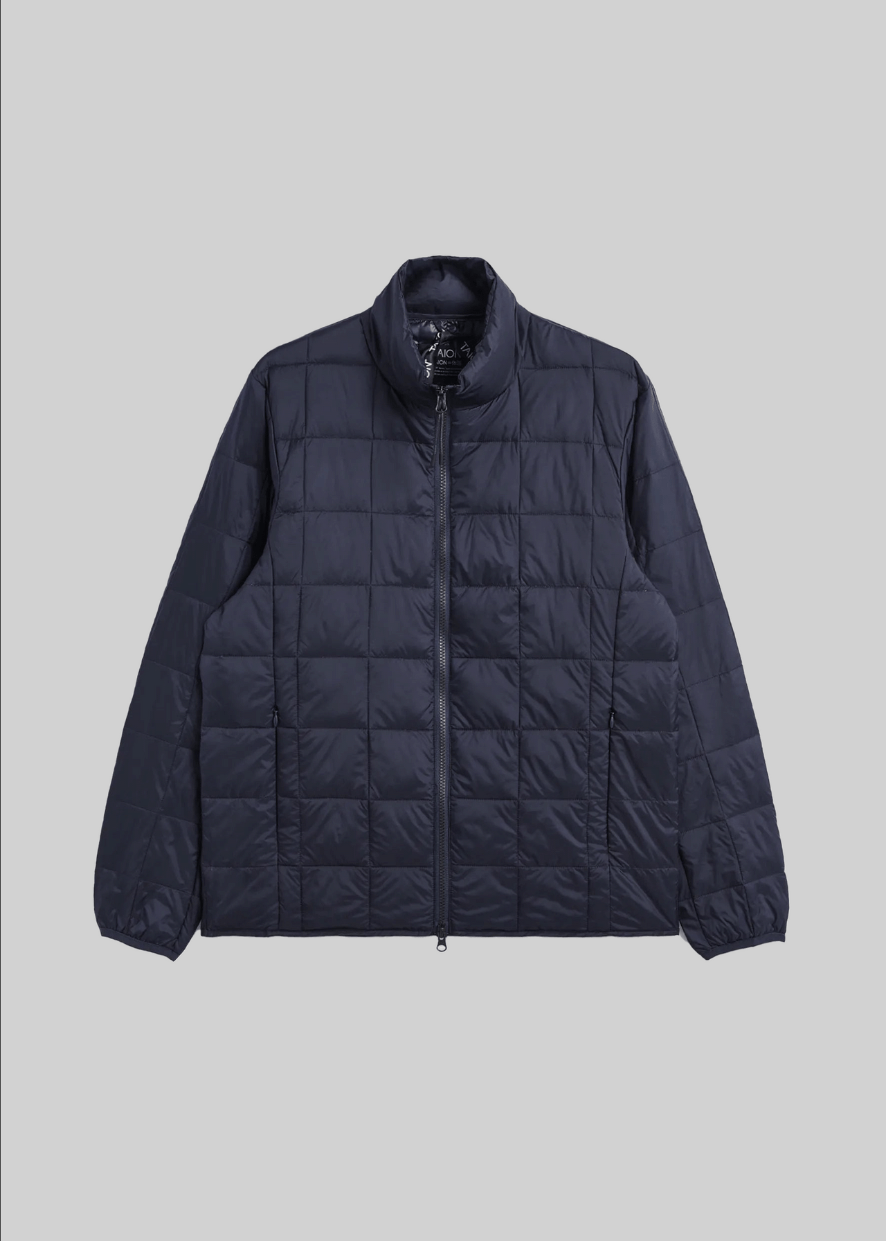 HI NECK JACKET NAVY