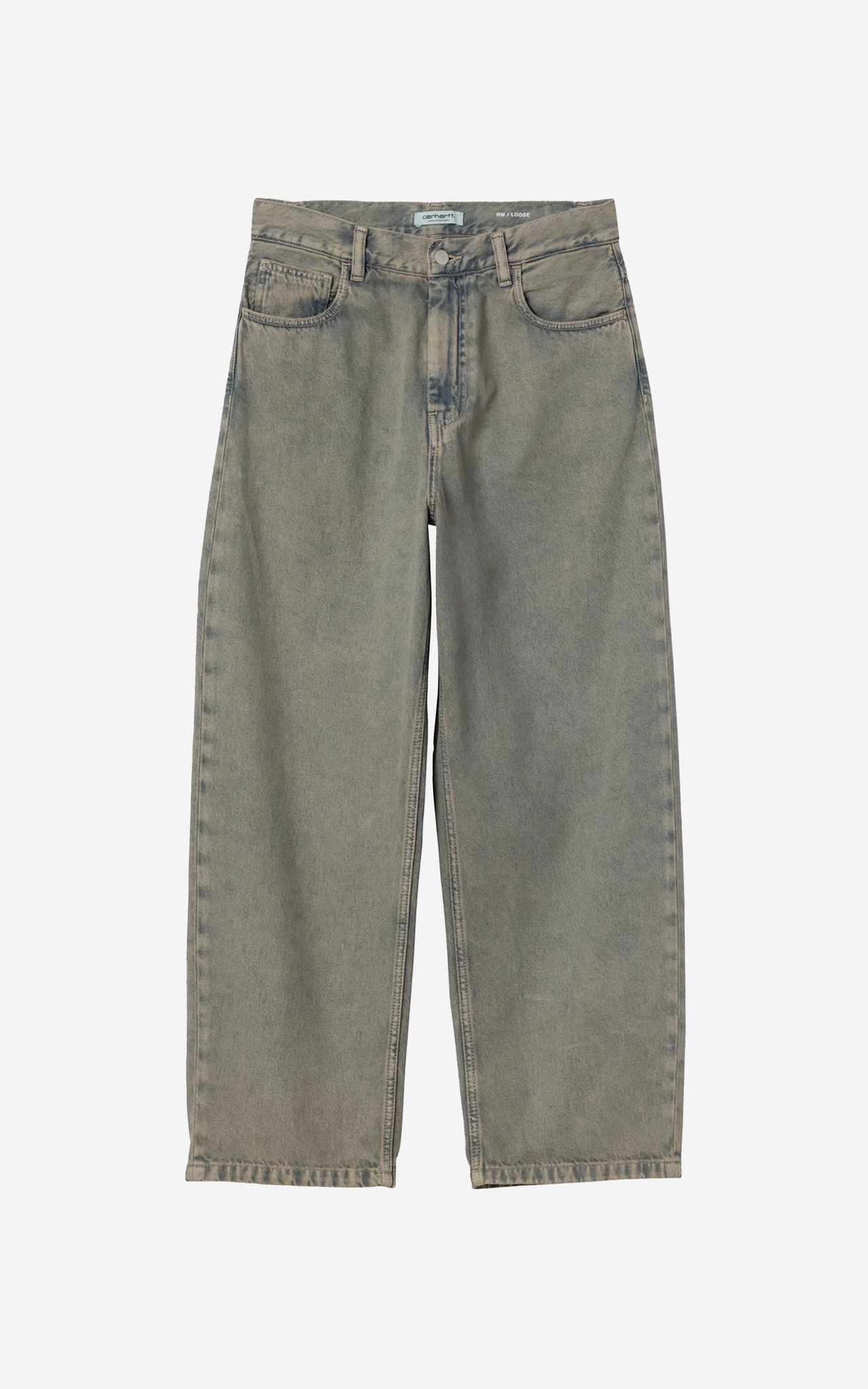 W' BRANDON PANT BLUE LEATHER