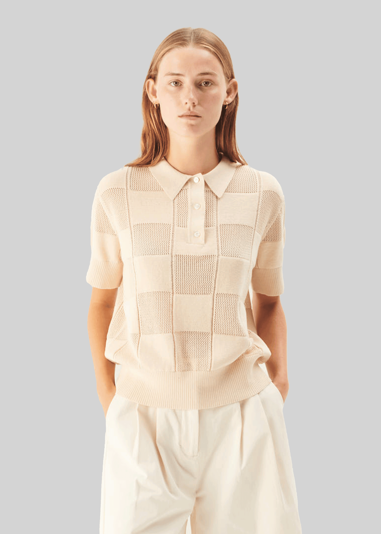 KURI COTTON LINEN KNIT ECRU