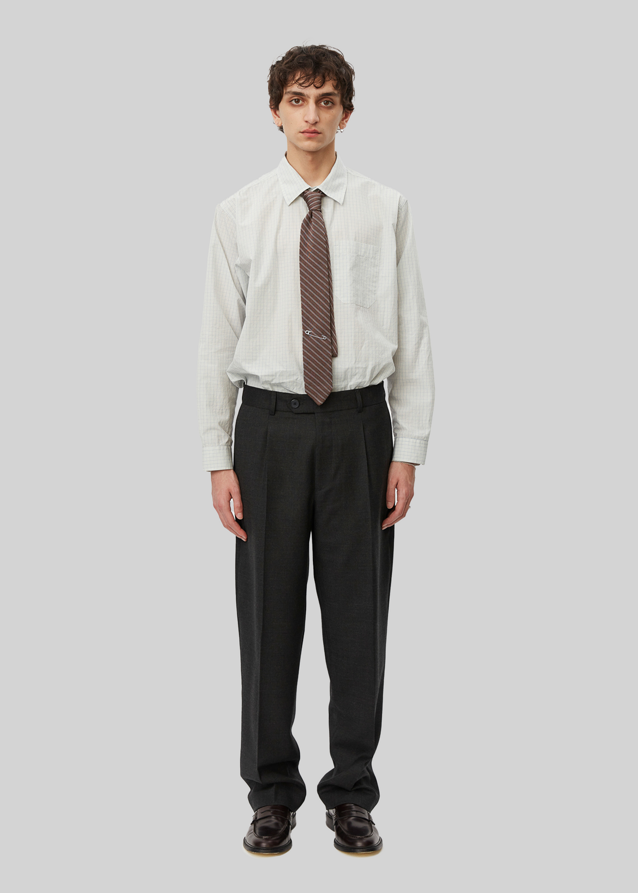 FORMAL TROUSERS DARK GREY